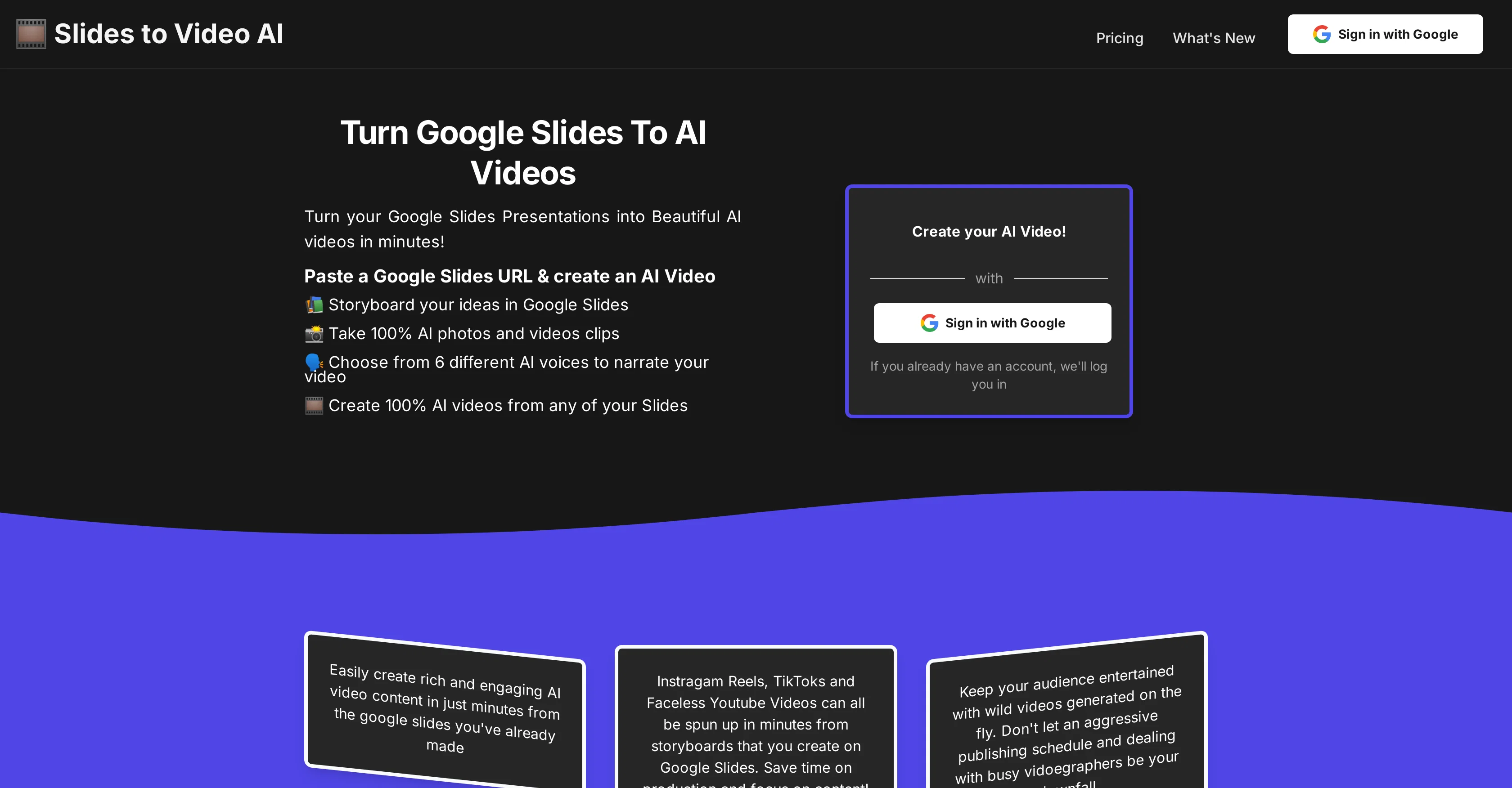 AI Slides to Videos screenshot