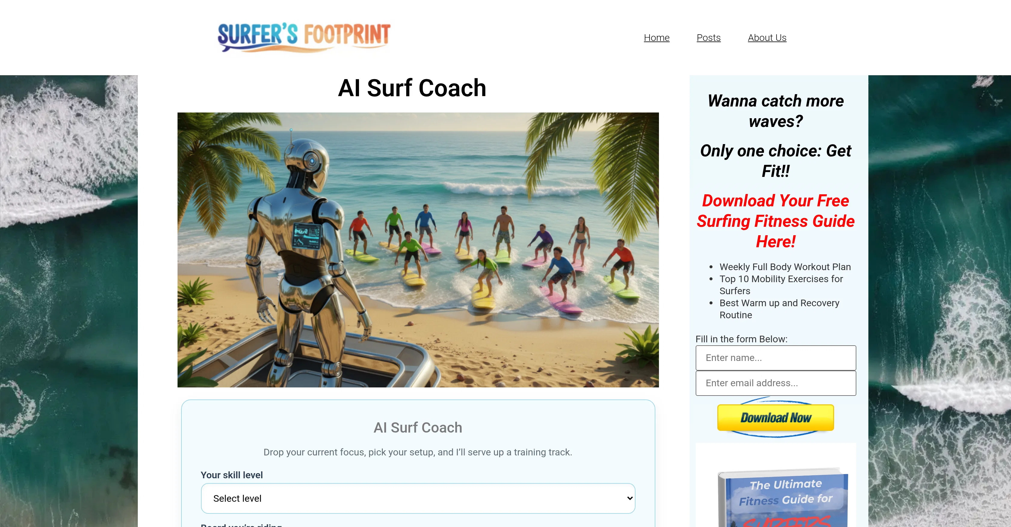 AI Surf Coach screenshot