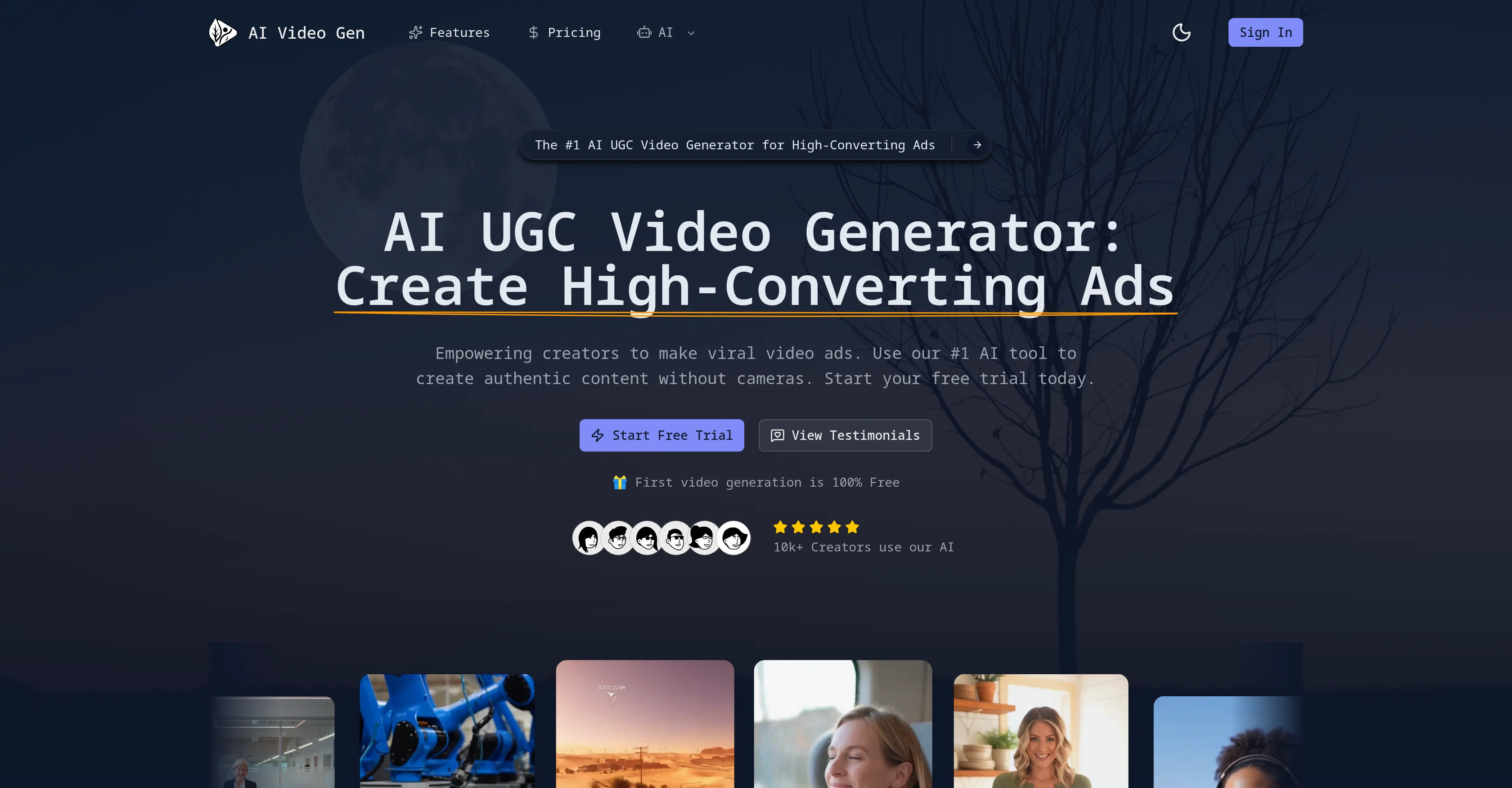 AI UGC Video Gen screenshot