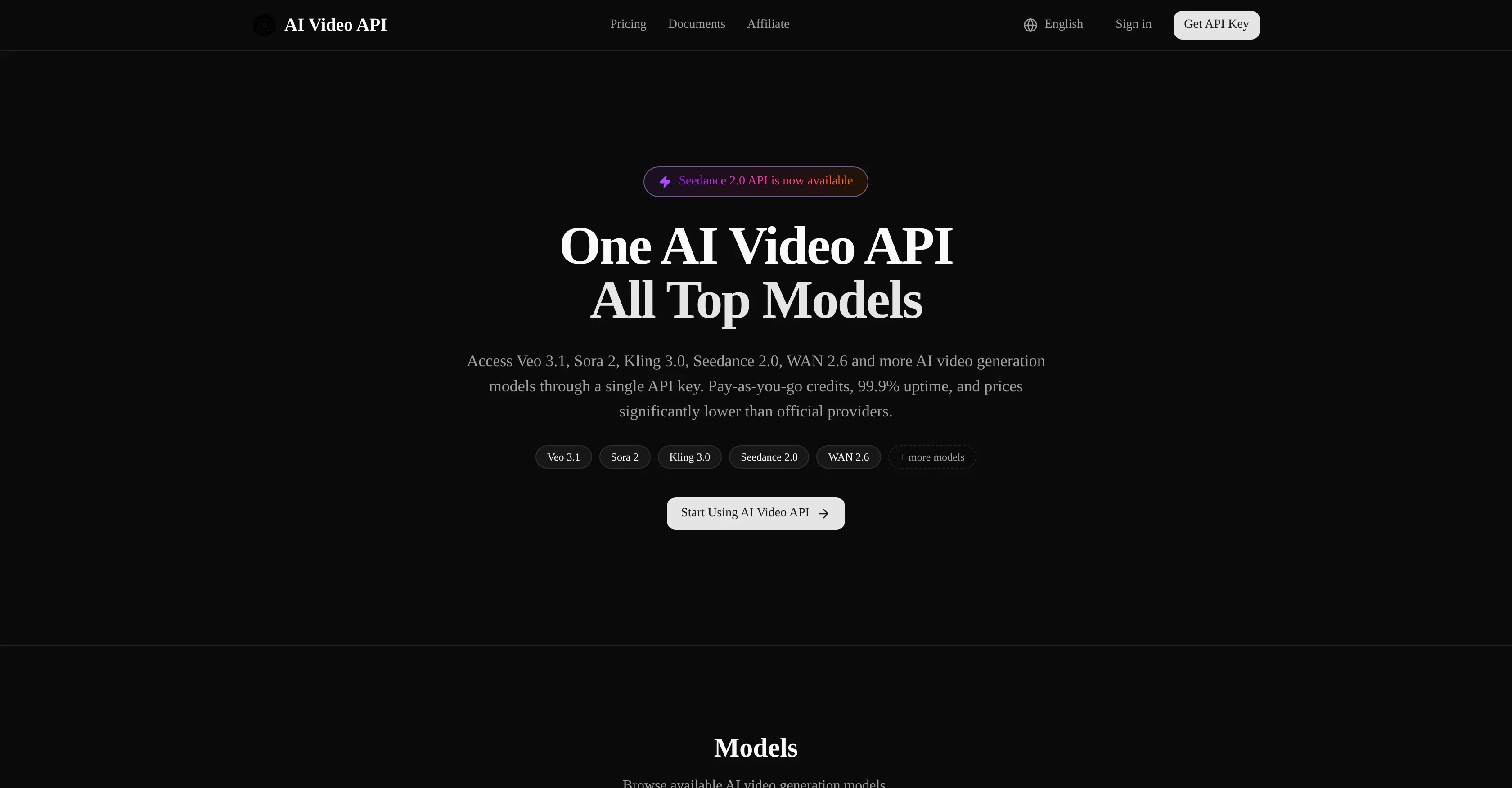 AI Video API.ai screenshot