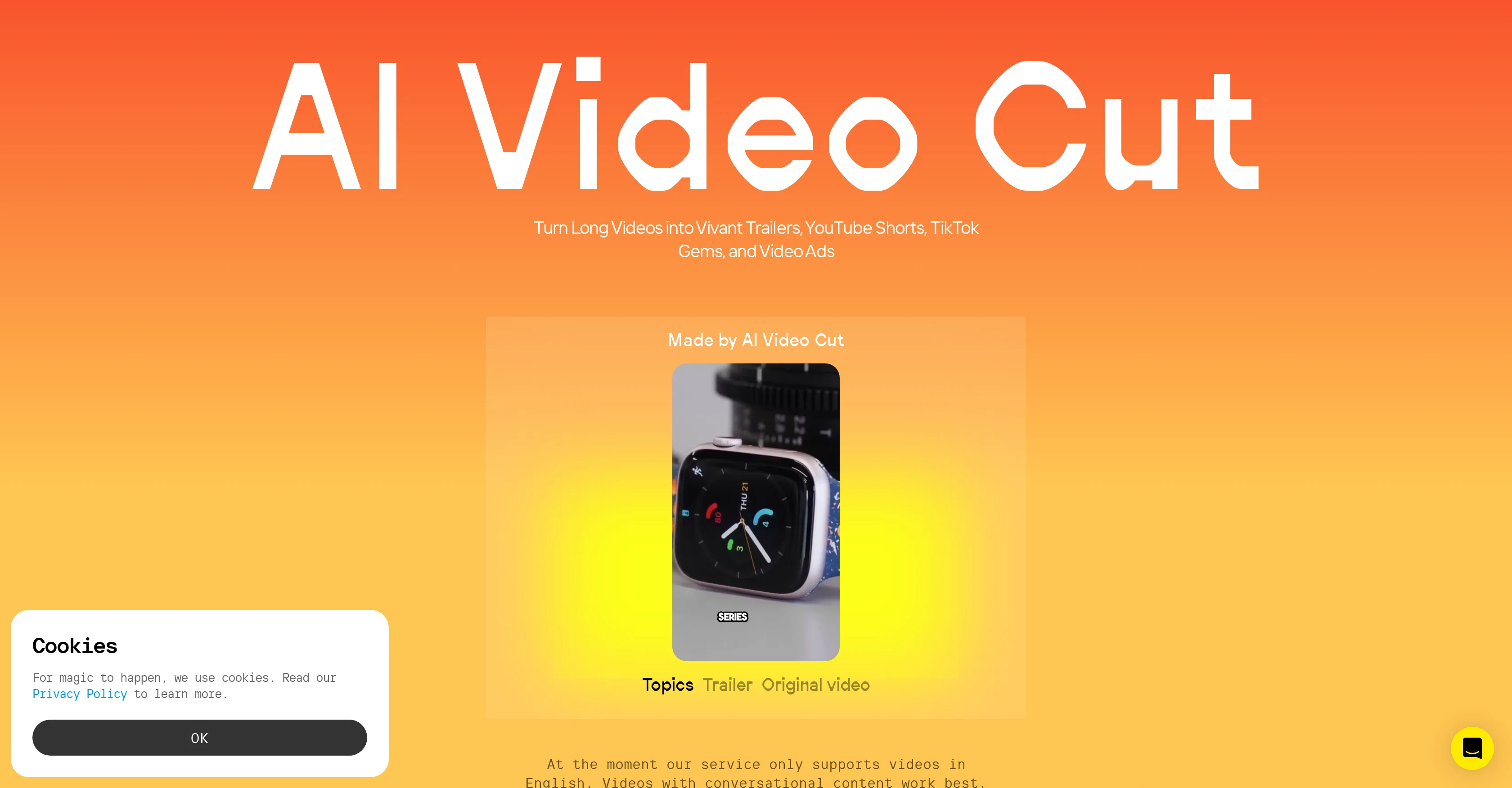 AI Video Cut screenshot