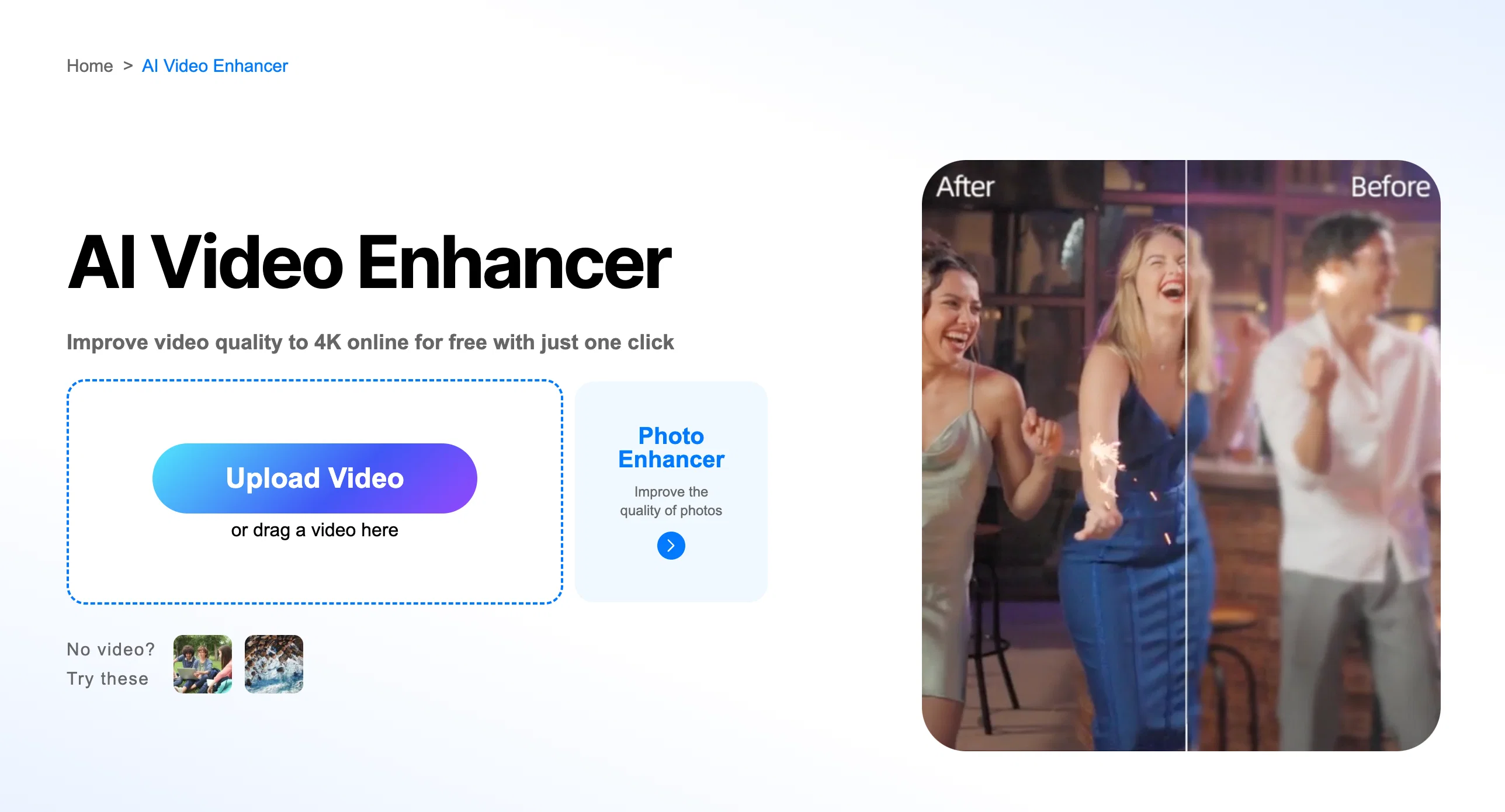 AI Video Enhancer | Picsman screenshot