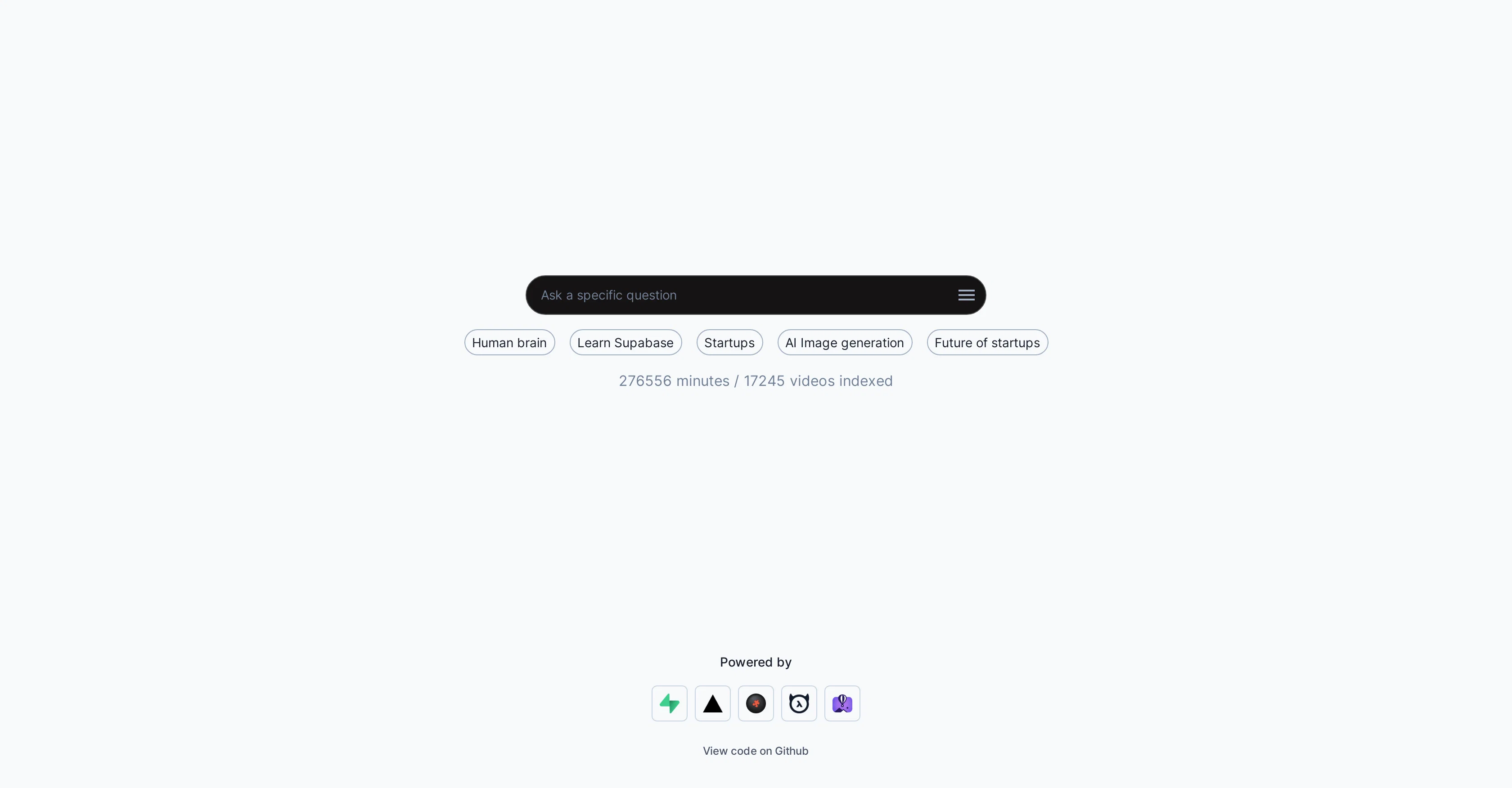 AI Video Search Engine screenshot