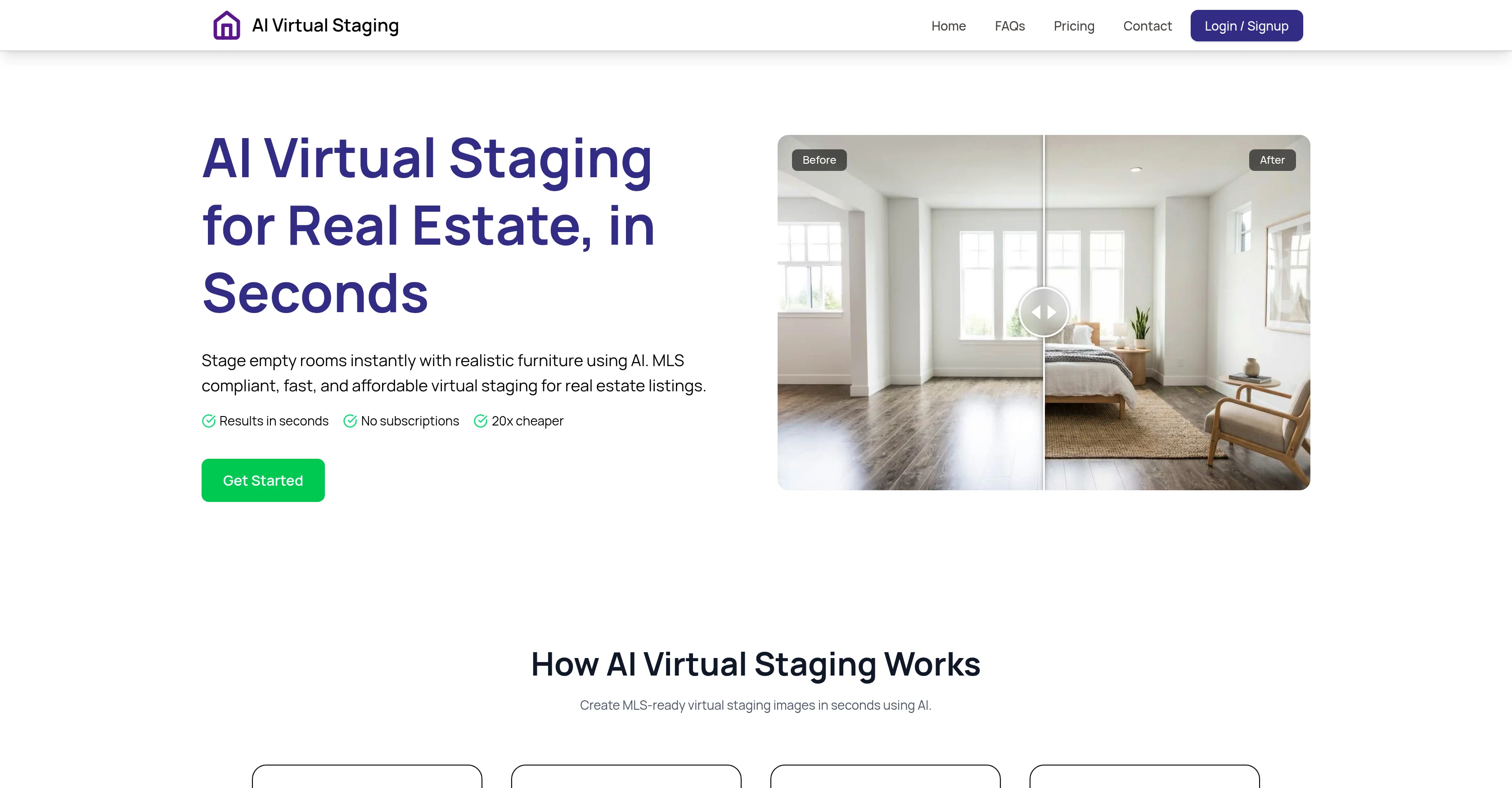 AI Virtual Staging screenshot