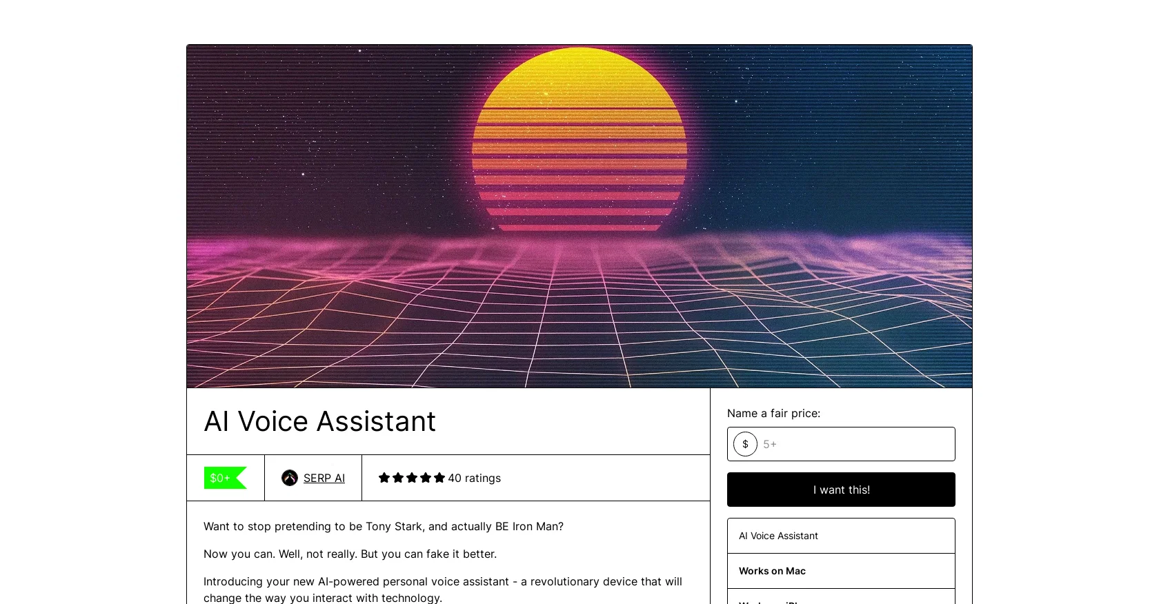 AI Voice Assistant screenshot