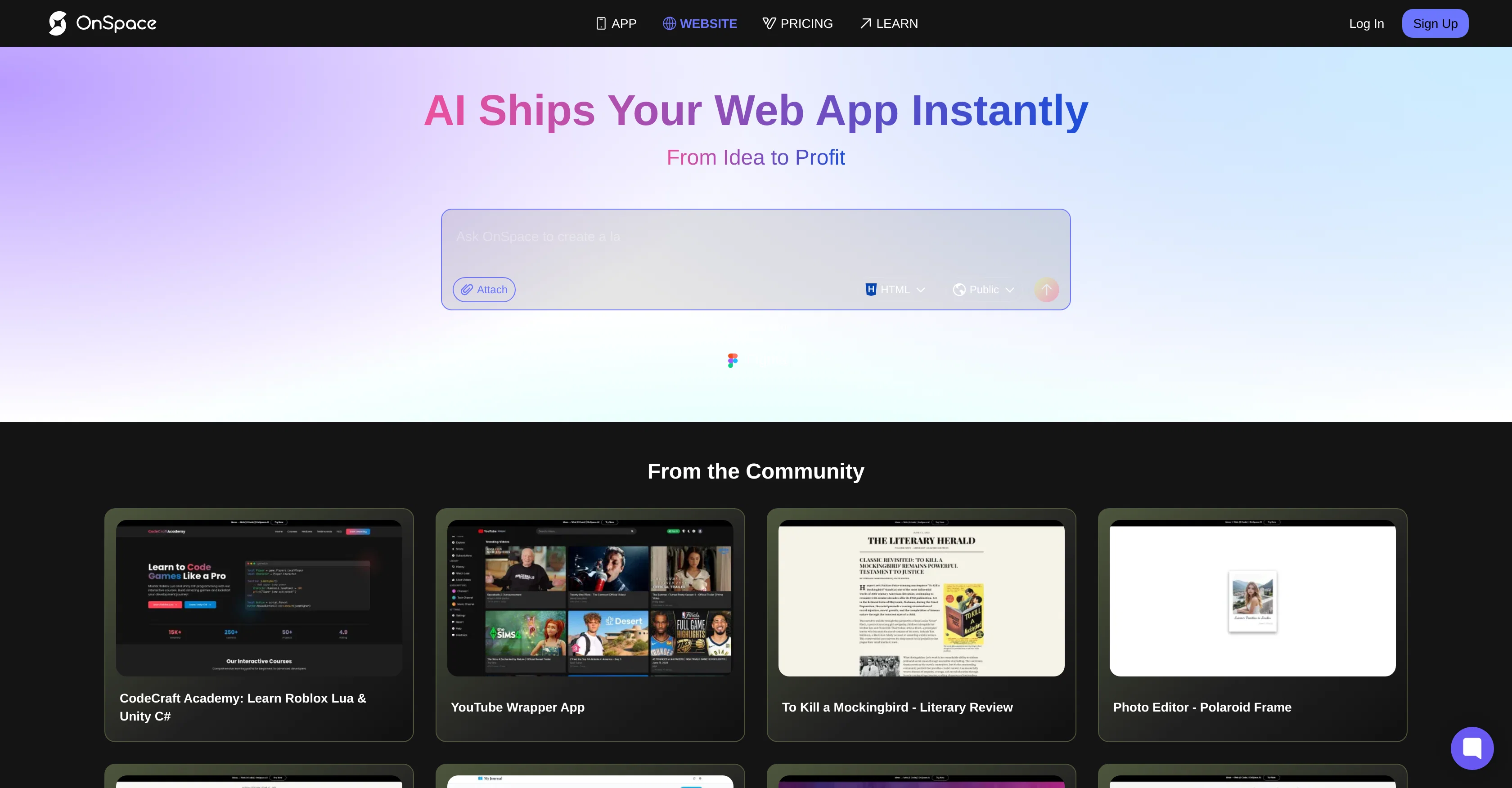 OnSpace.AI - AI Web App Builder screenshot