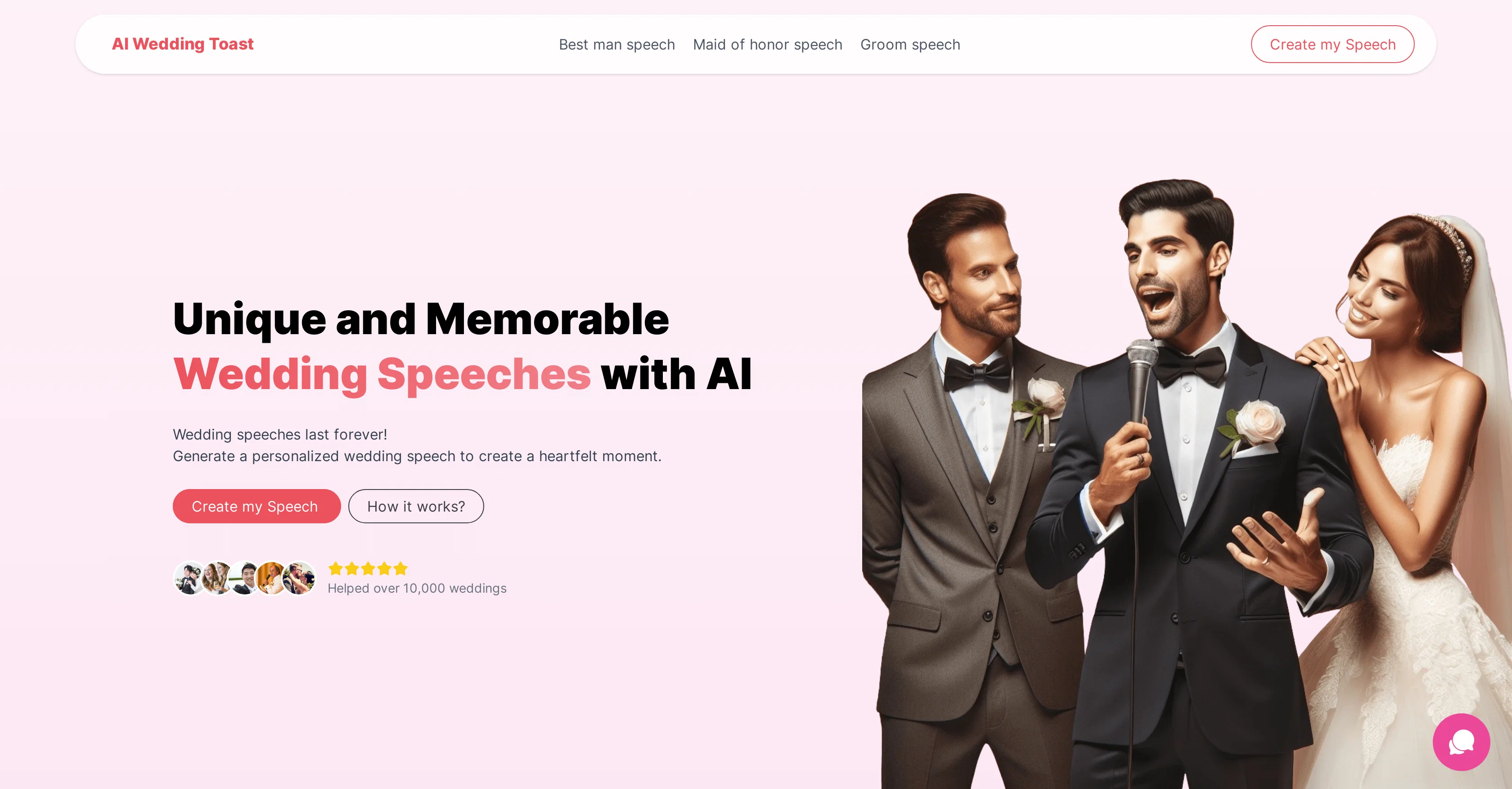AI Wedding Toast screenshot
