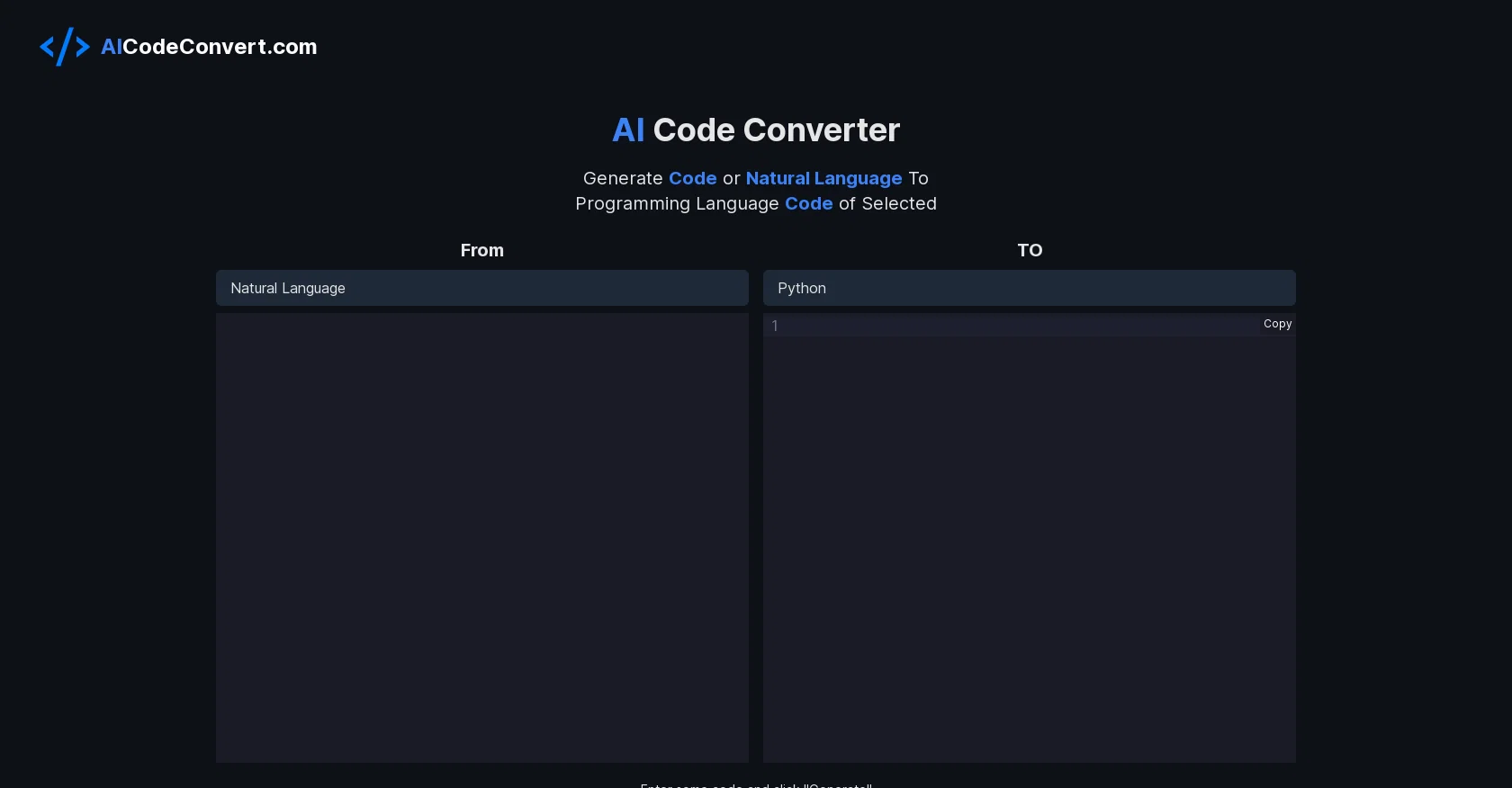 AICodeConvert screenshot