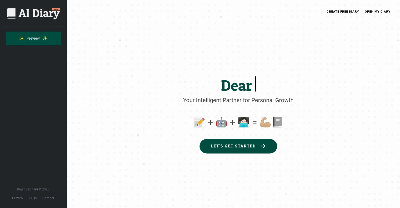 AIDiary screenshot