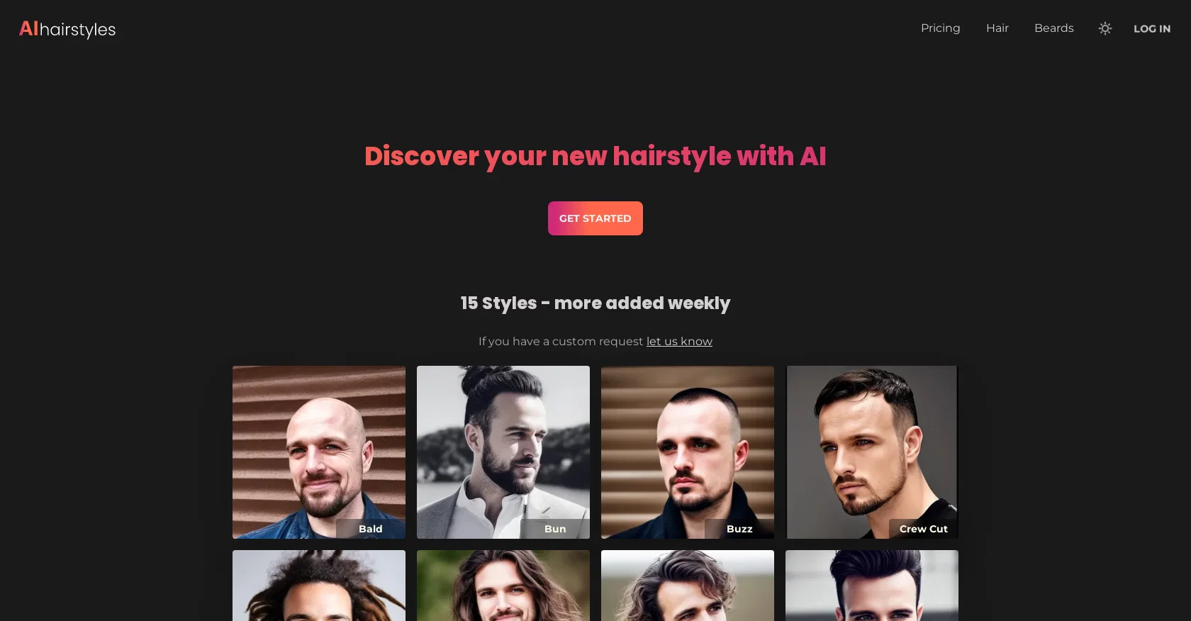 AIhairstyles screenshot