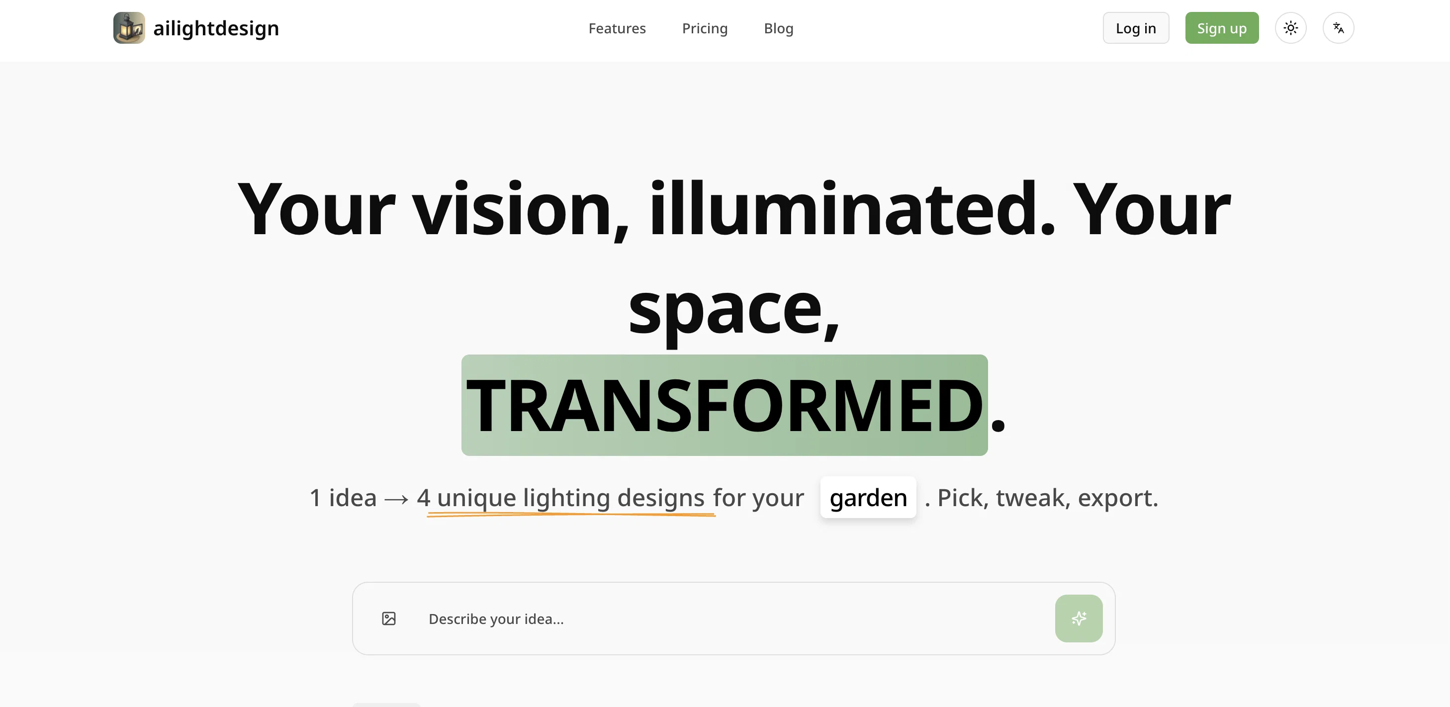 AILightDesign screenshot