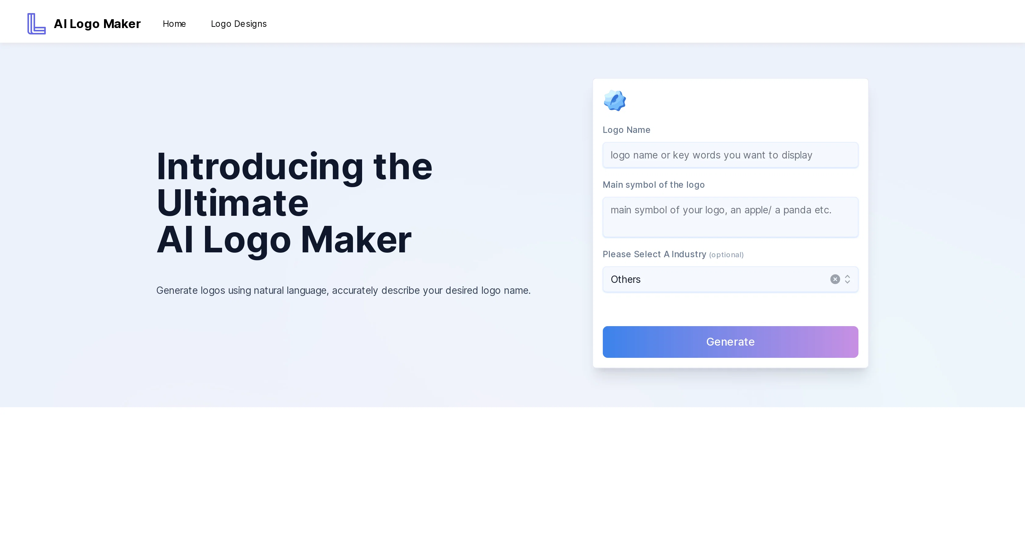 AILogoMaker screenshot