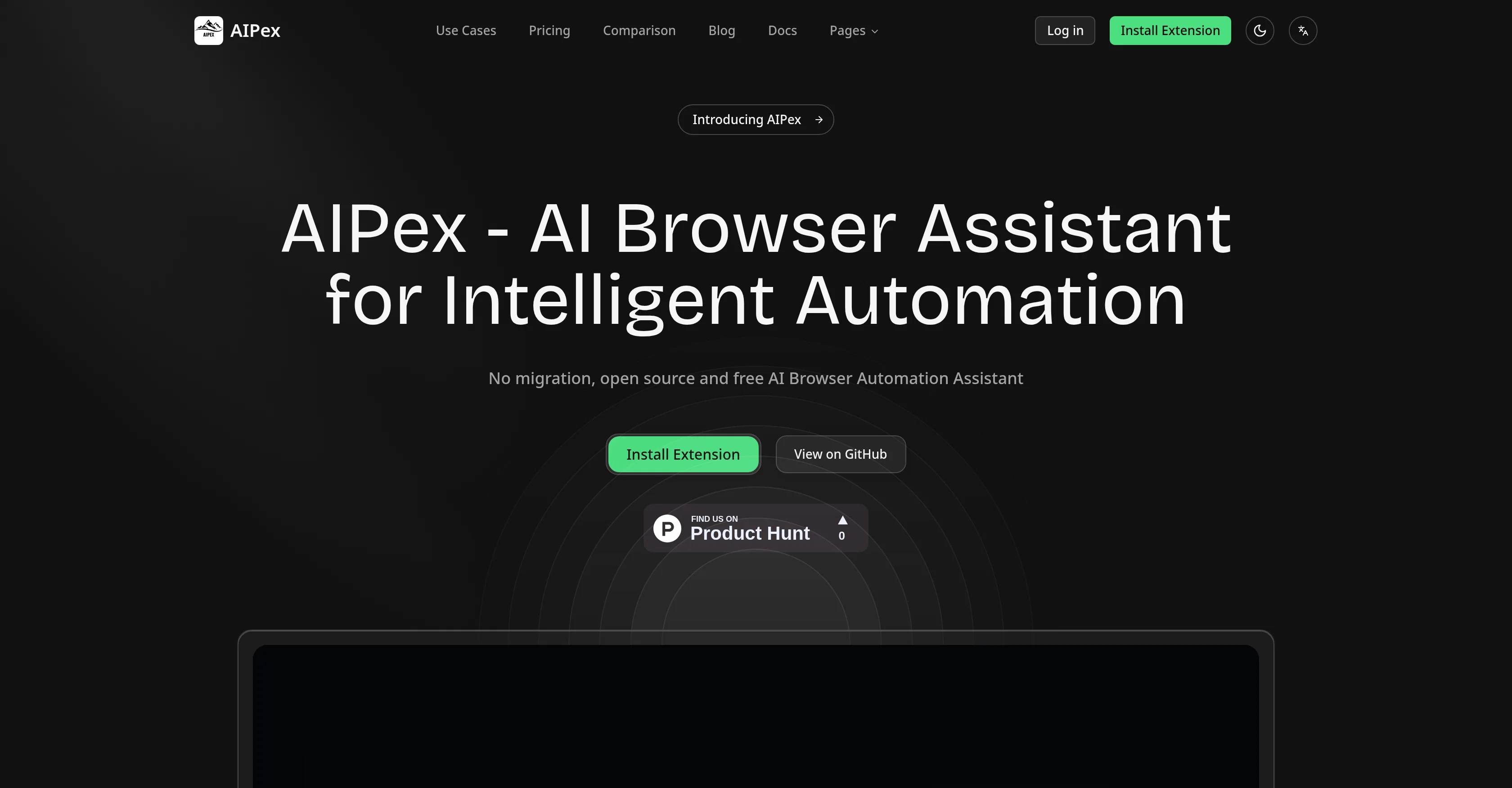 AIPex AI Browser Automation Assistant screenshot