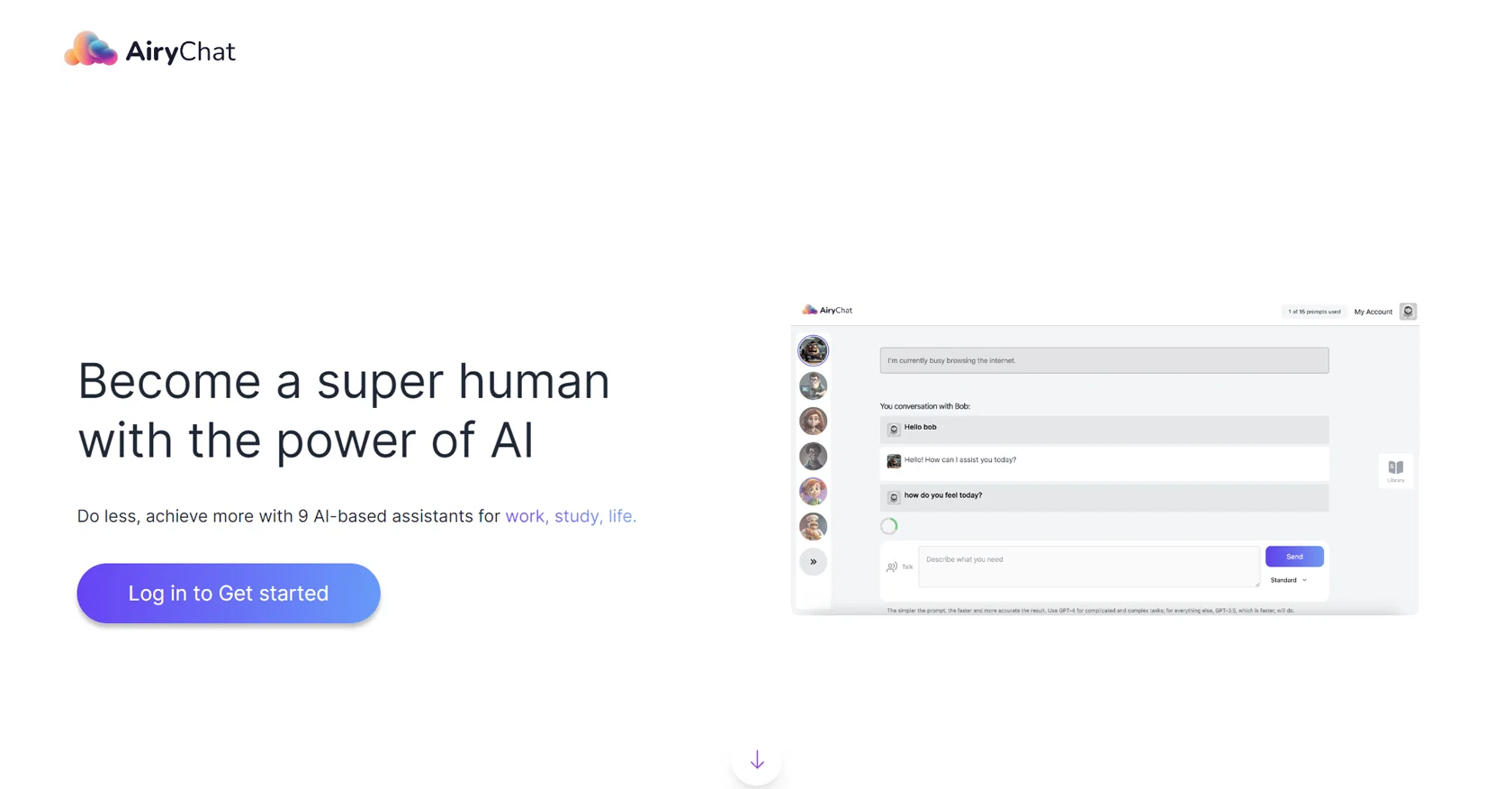 AiryChat screenshot