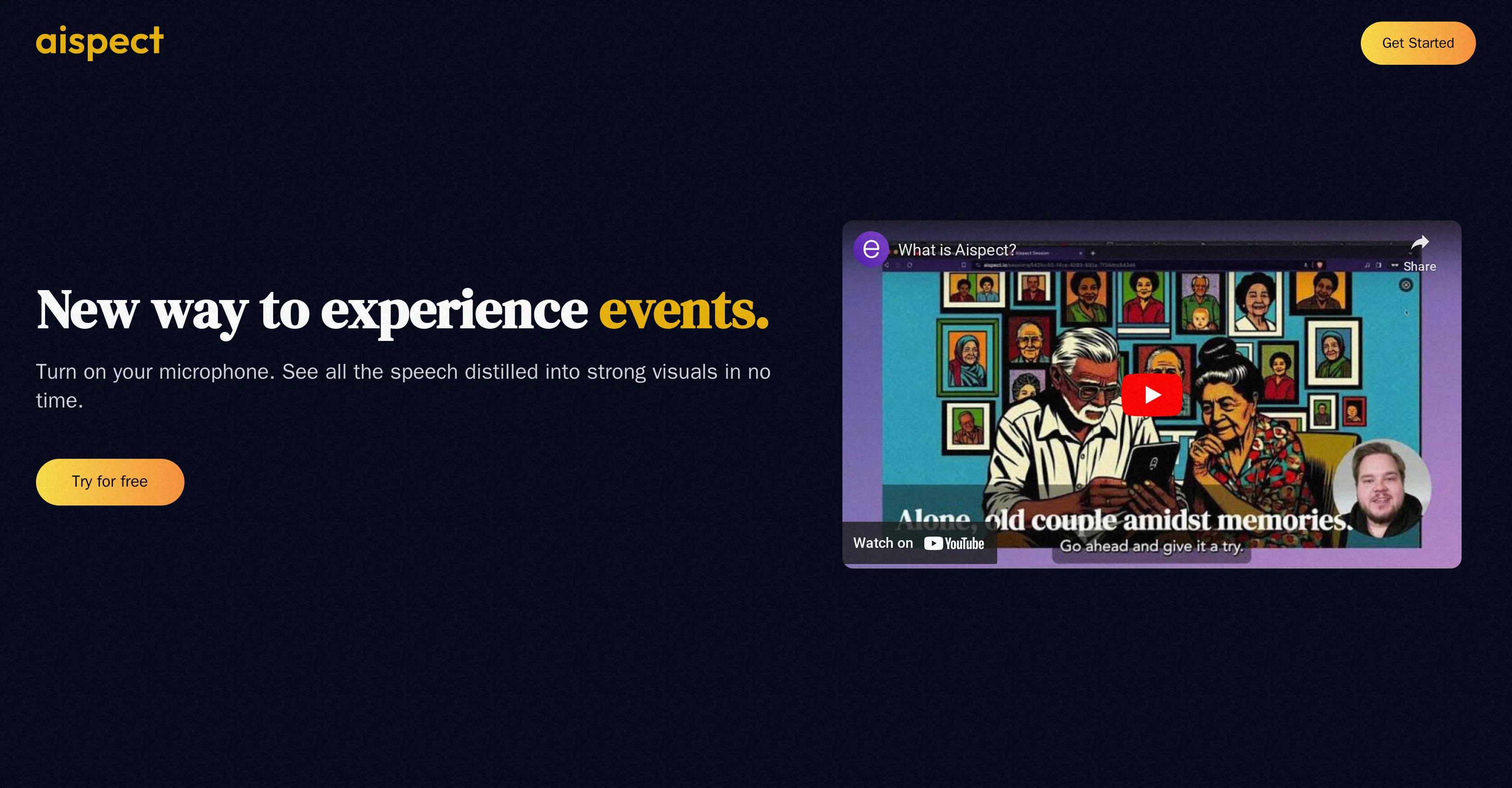 Aispect screenshot