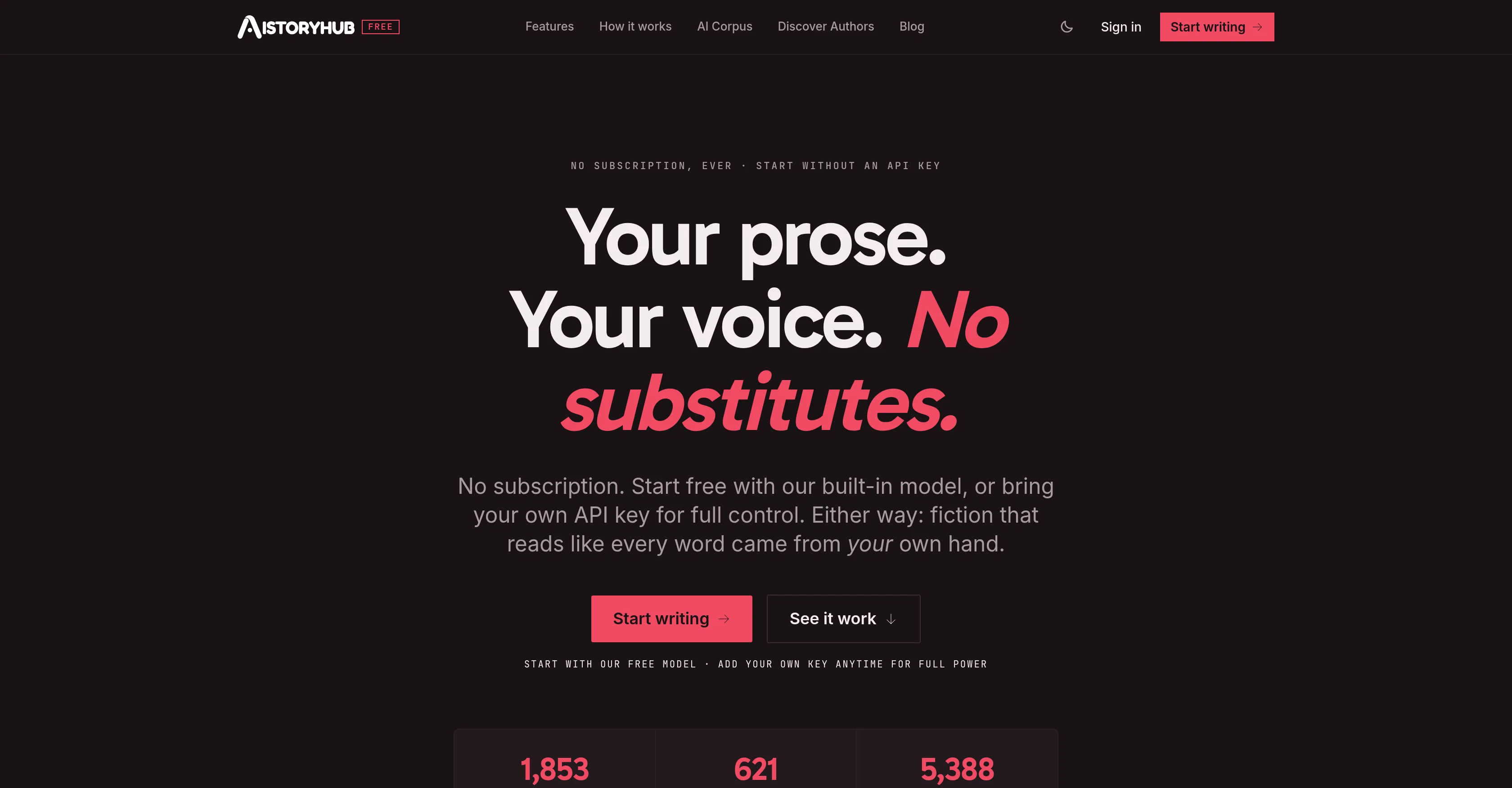 AIStoryHub screenshot