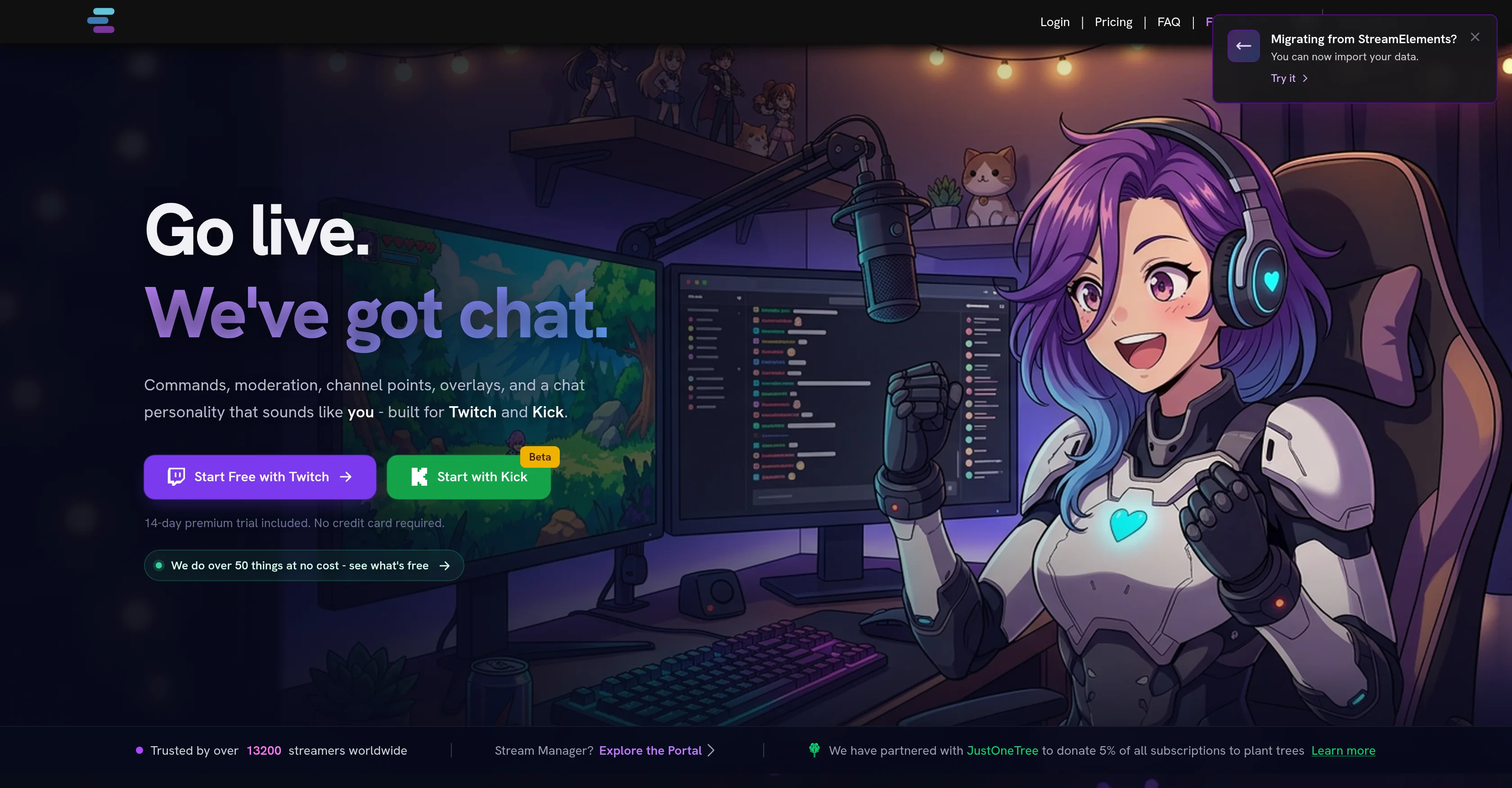 StreamChat AI screenshot
