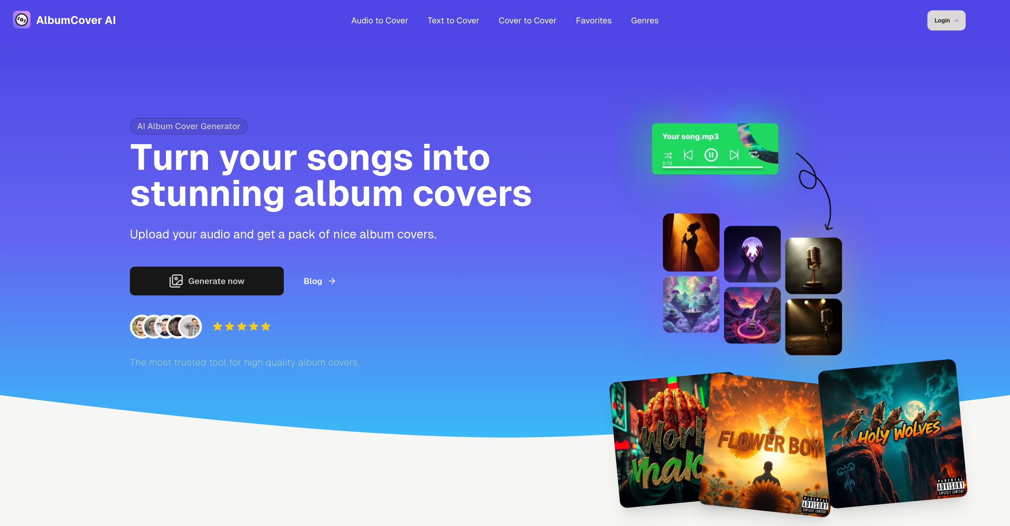 Album Cover AI screenshot