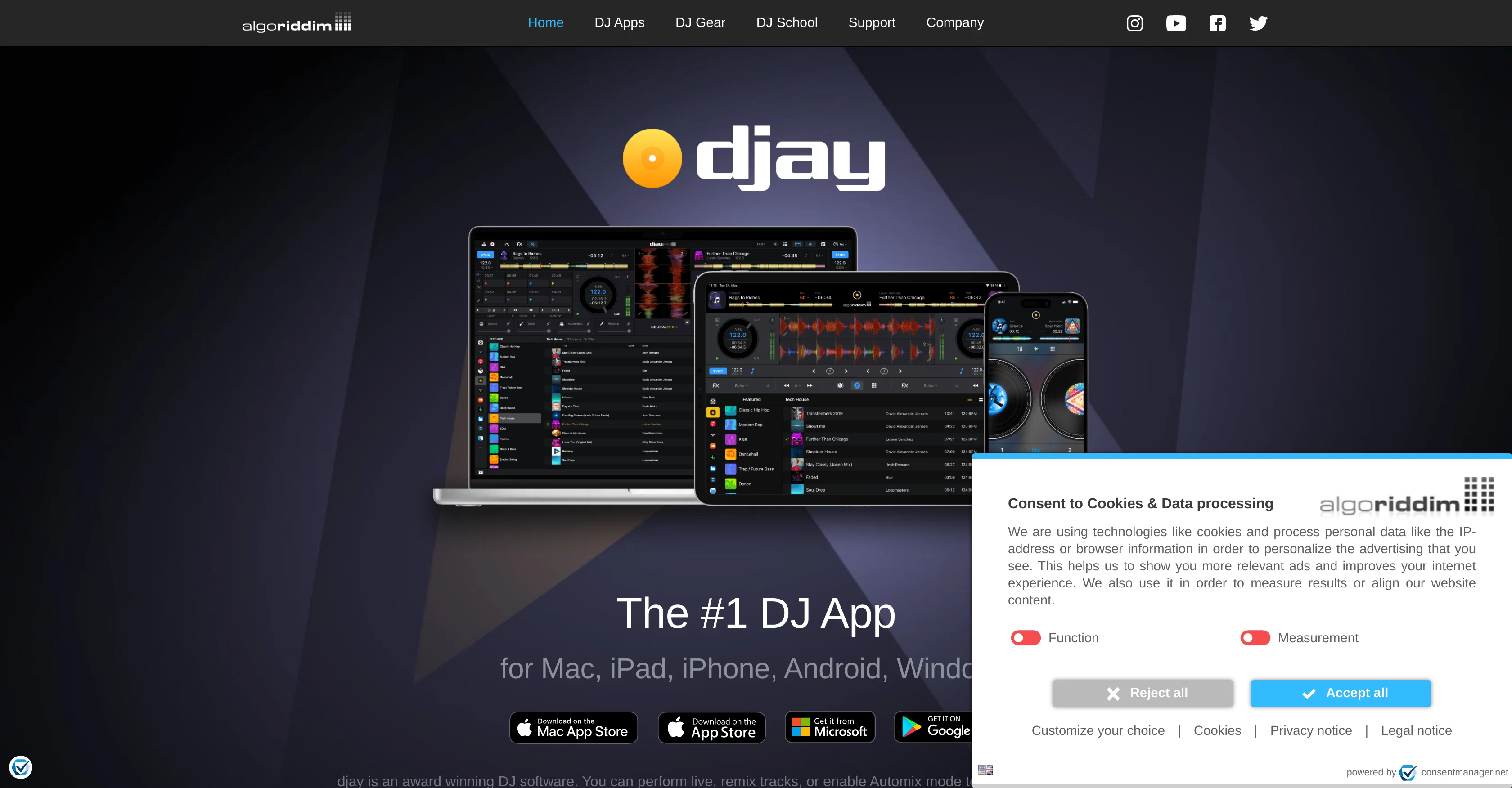Algoriddim DJ screenshot