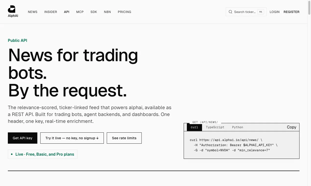 AlphAI screenshot