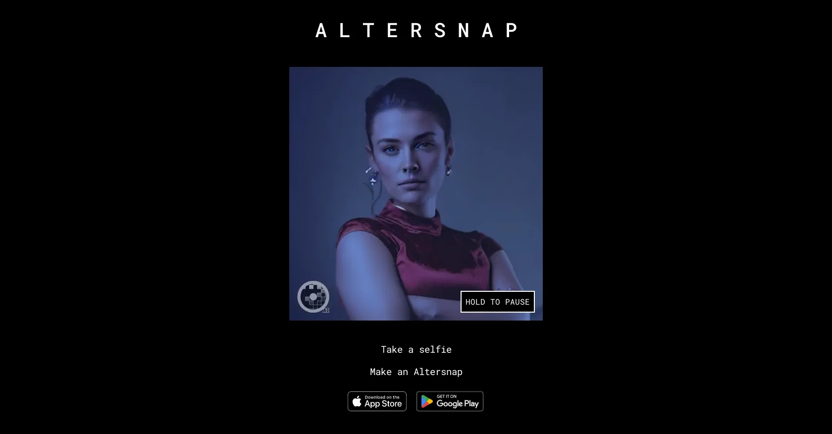 Altersnap screenshot