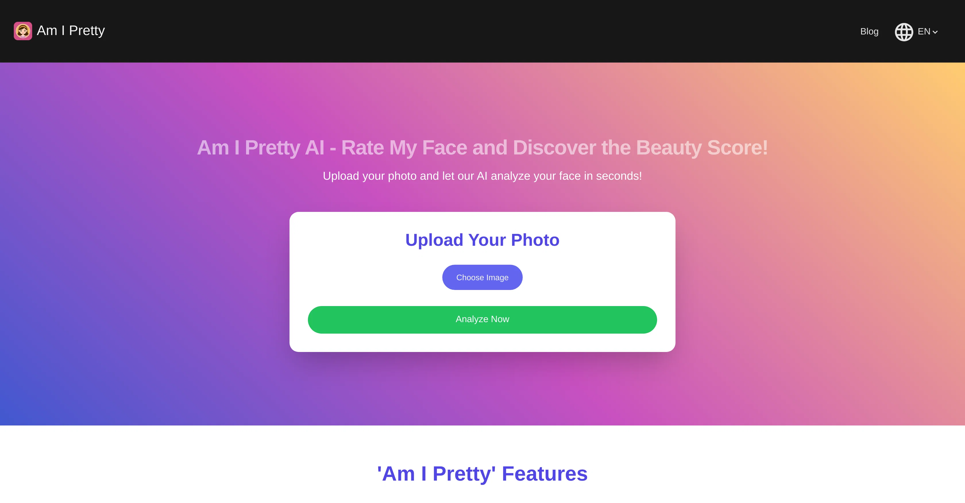 Am I Pretty AI screenshot