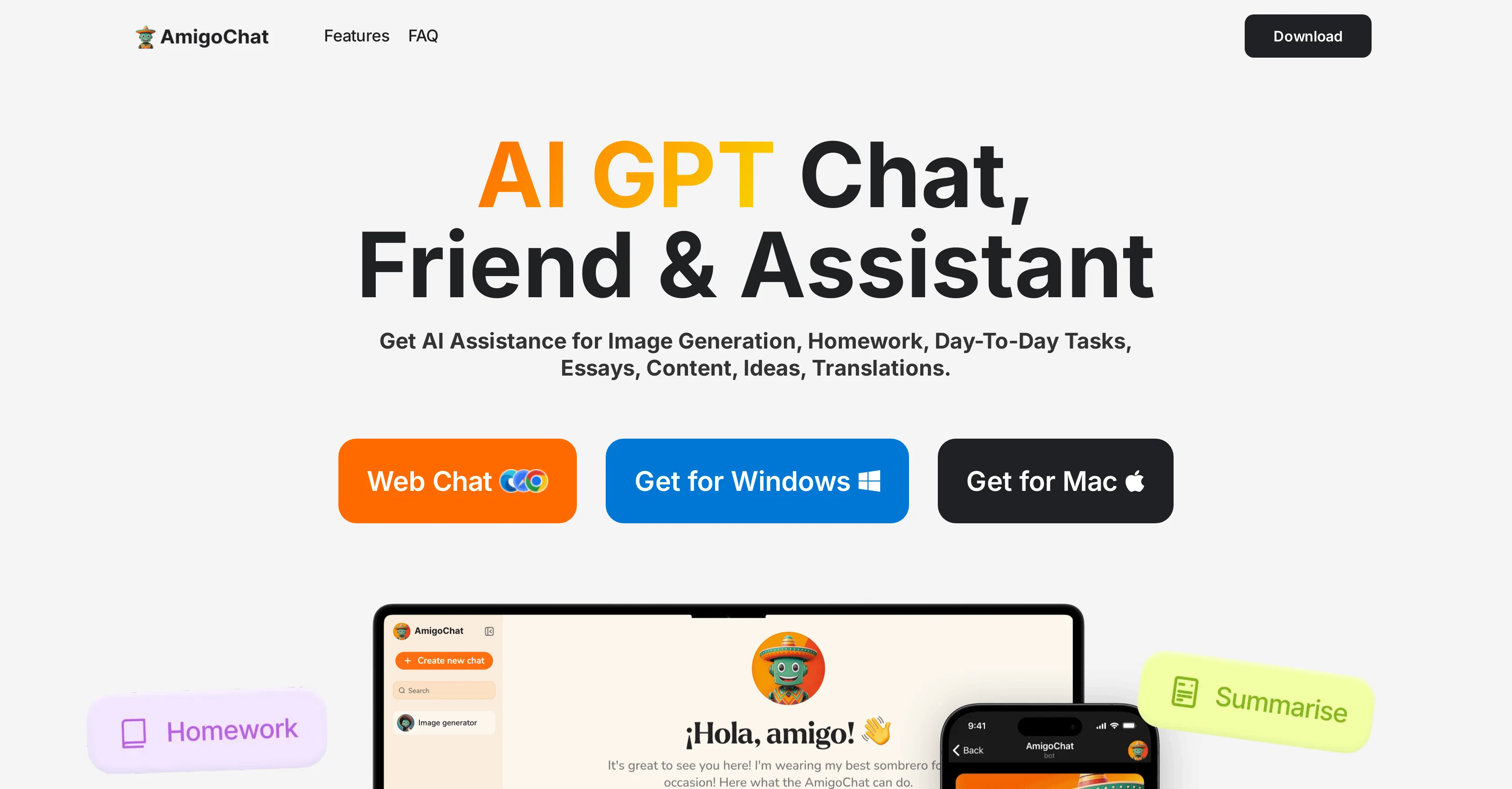 AmigoChat screenshot