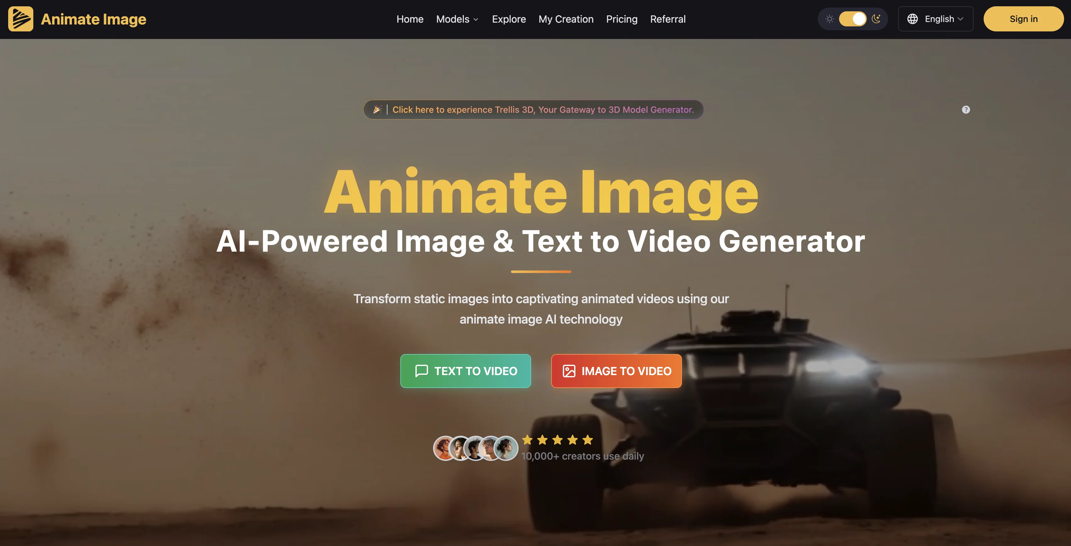 AnimateImage.net | Consistent Character AI screenshot