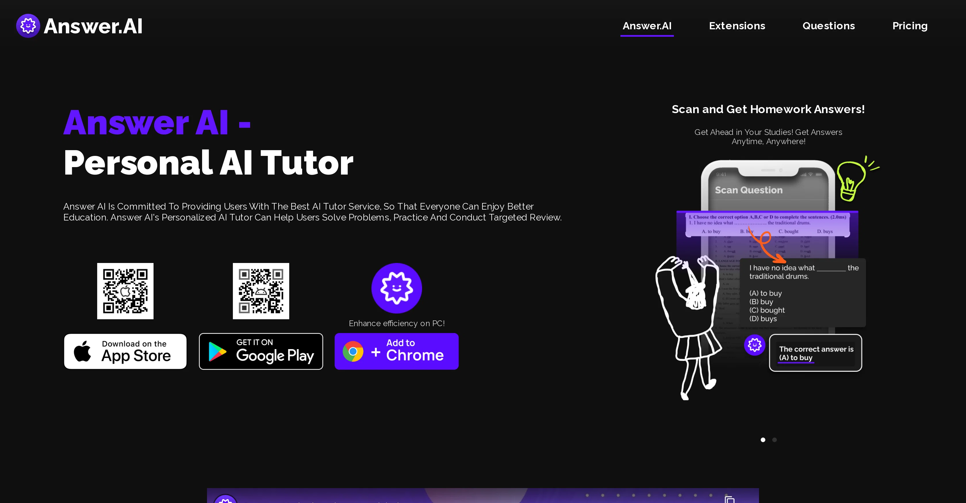 AnswerAI screenshot