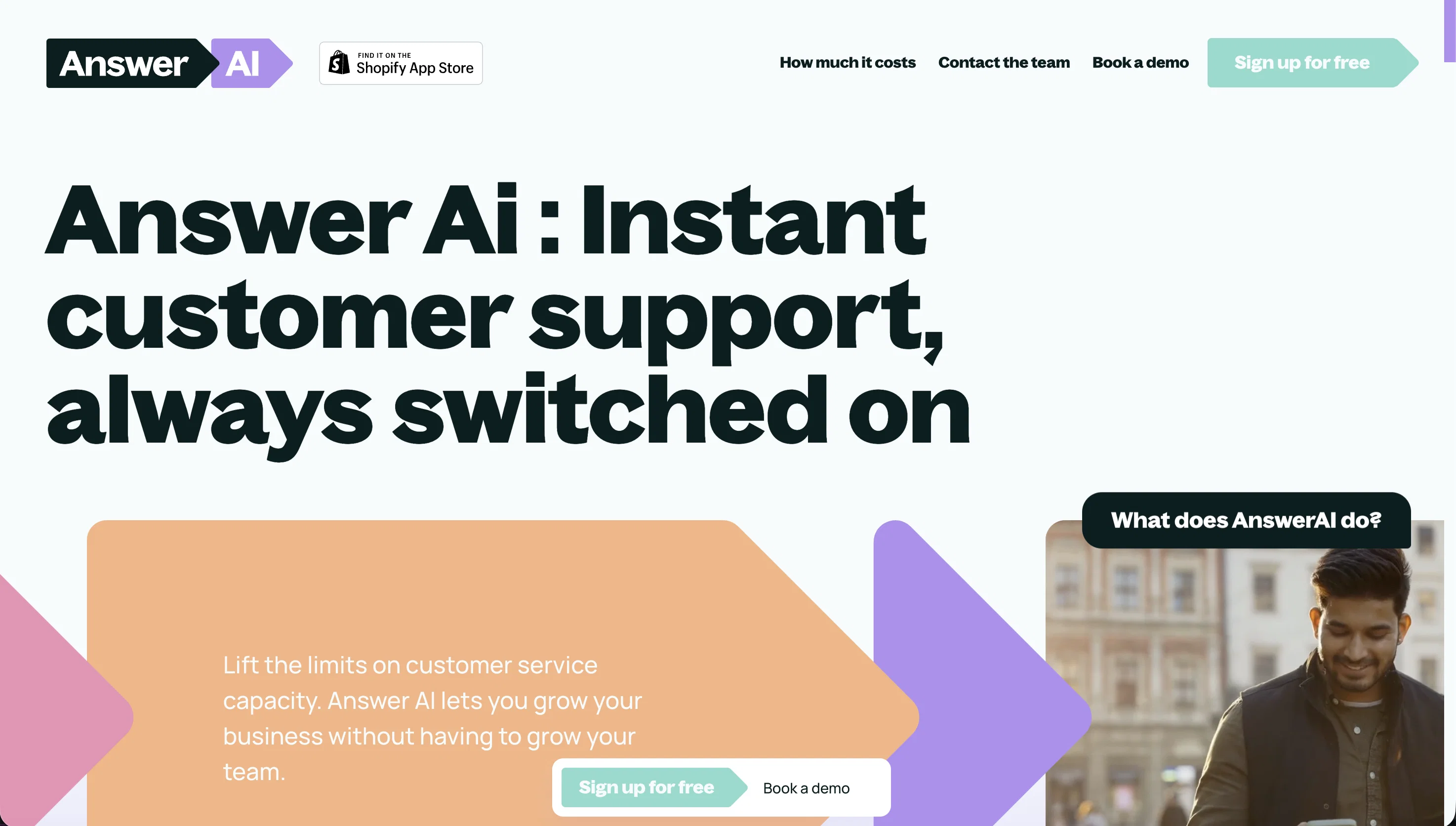 Answer AI screenshot