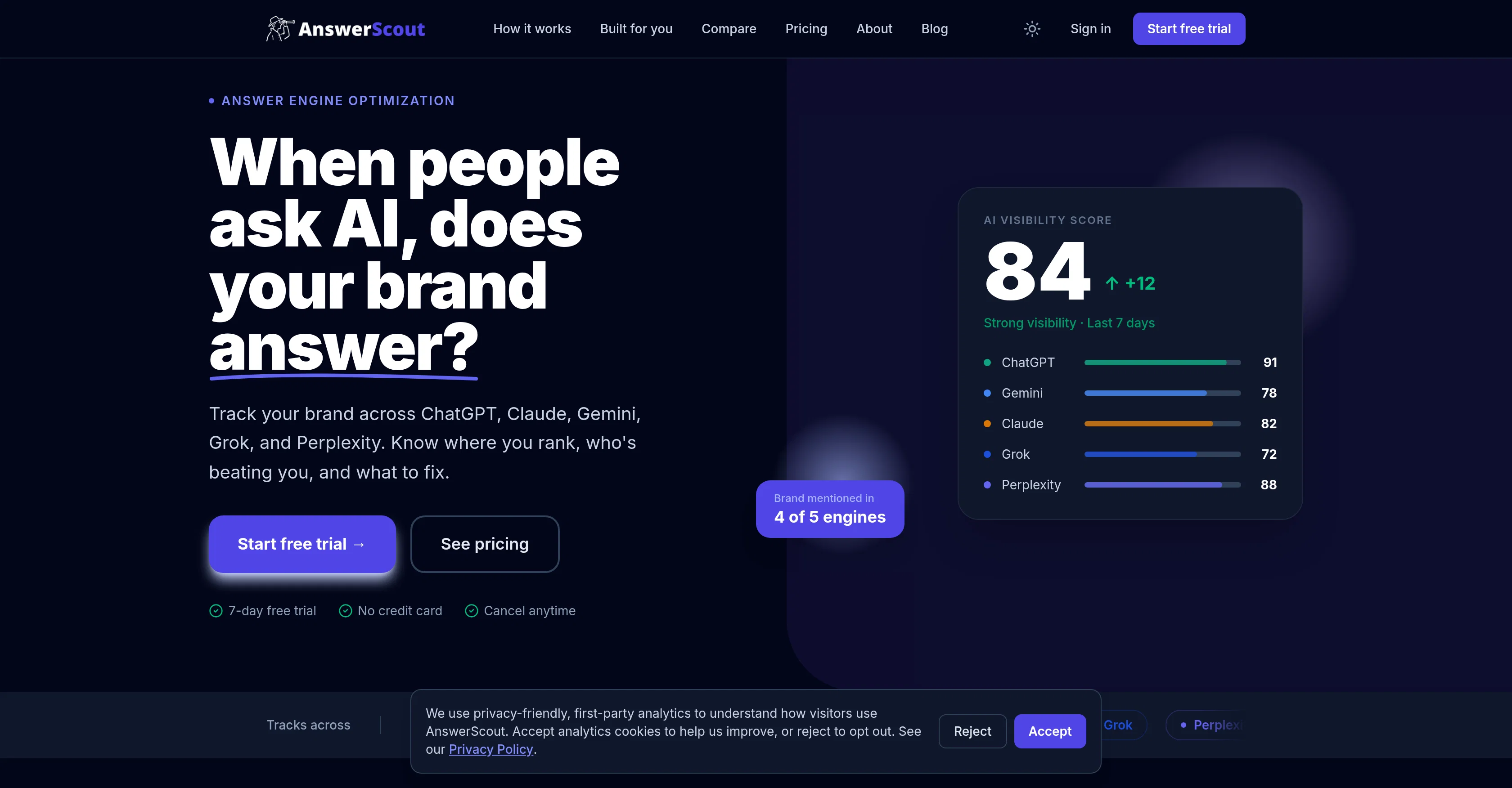 AnswerScout screenshot