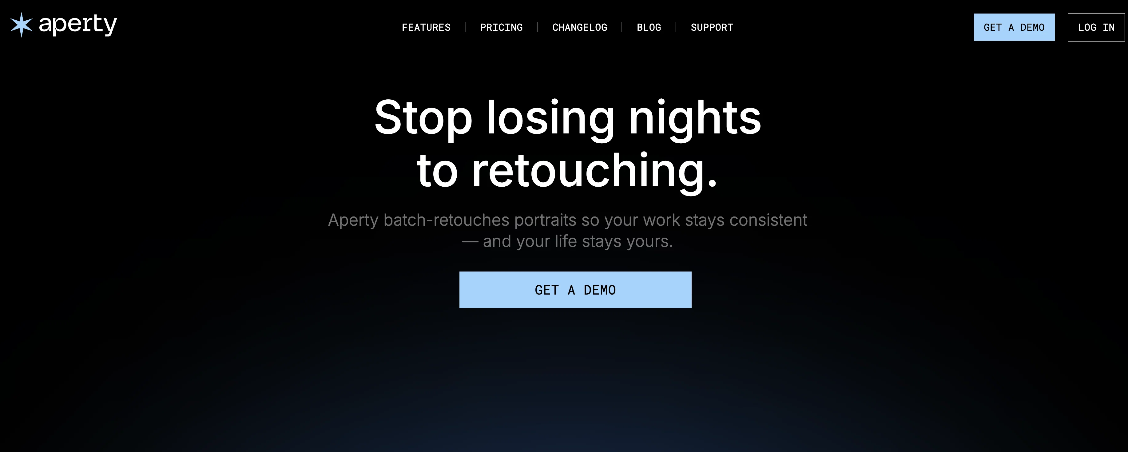 Aperty screenshot