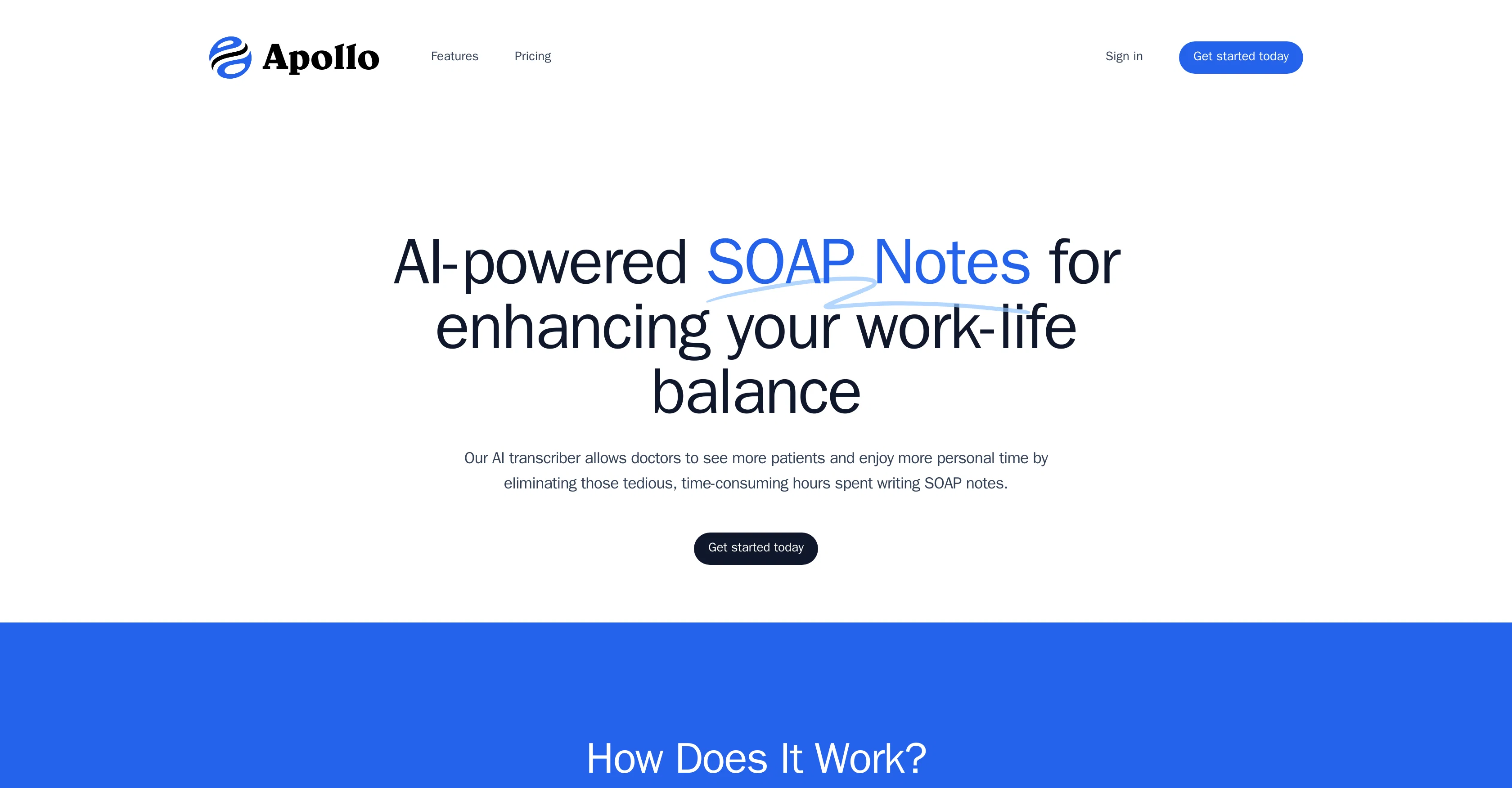 Apollo Health MD screenshot