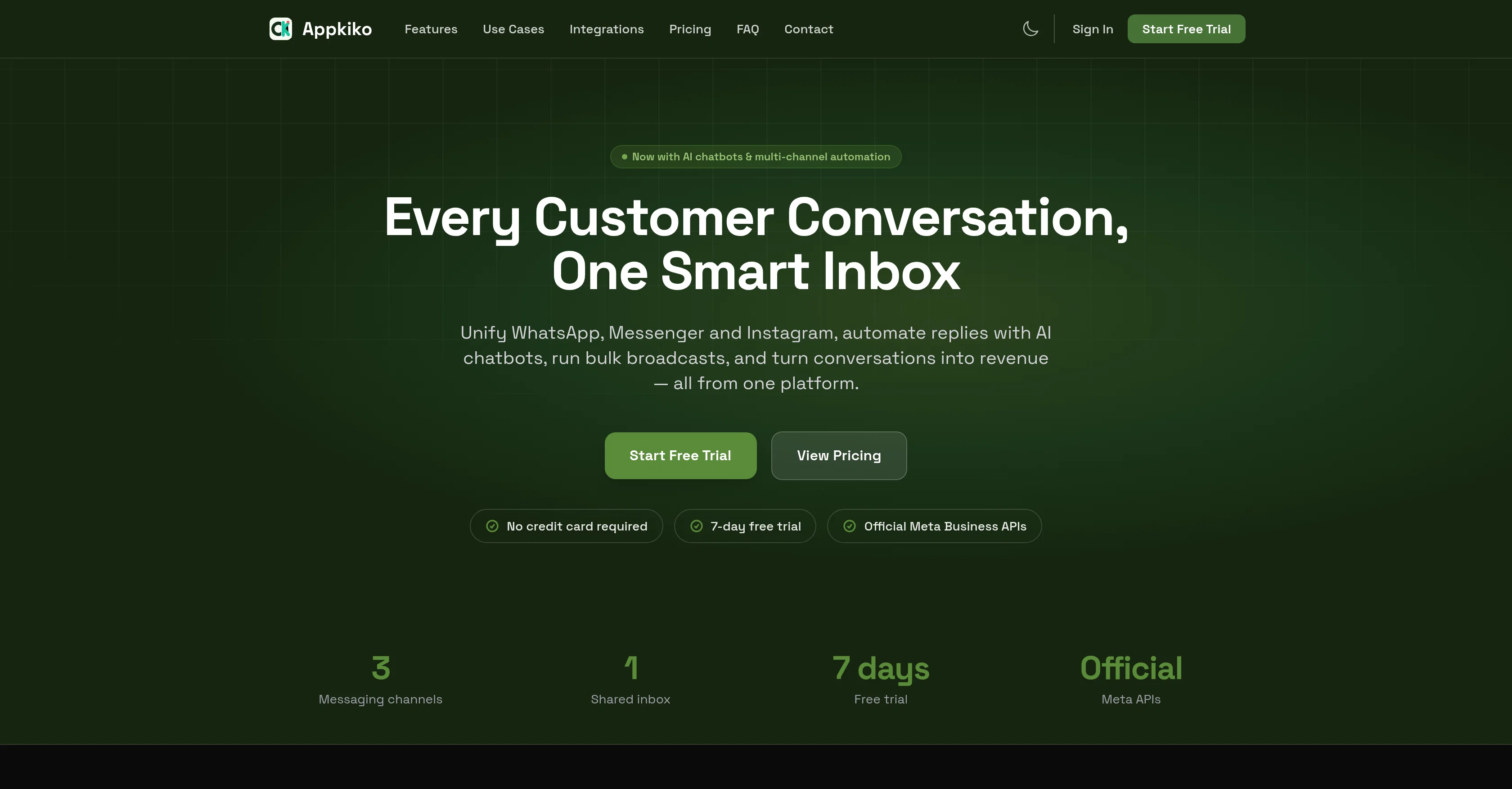 Appkiko - One Inbox for WhatsApp, Messenger & Instagr... screenshot