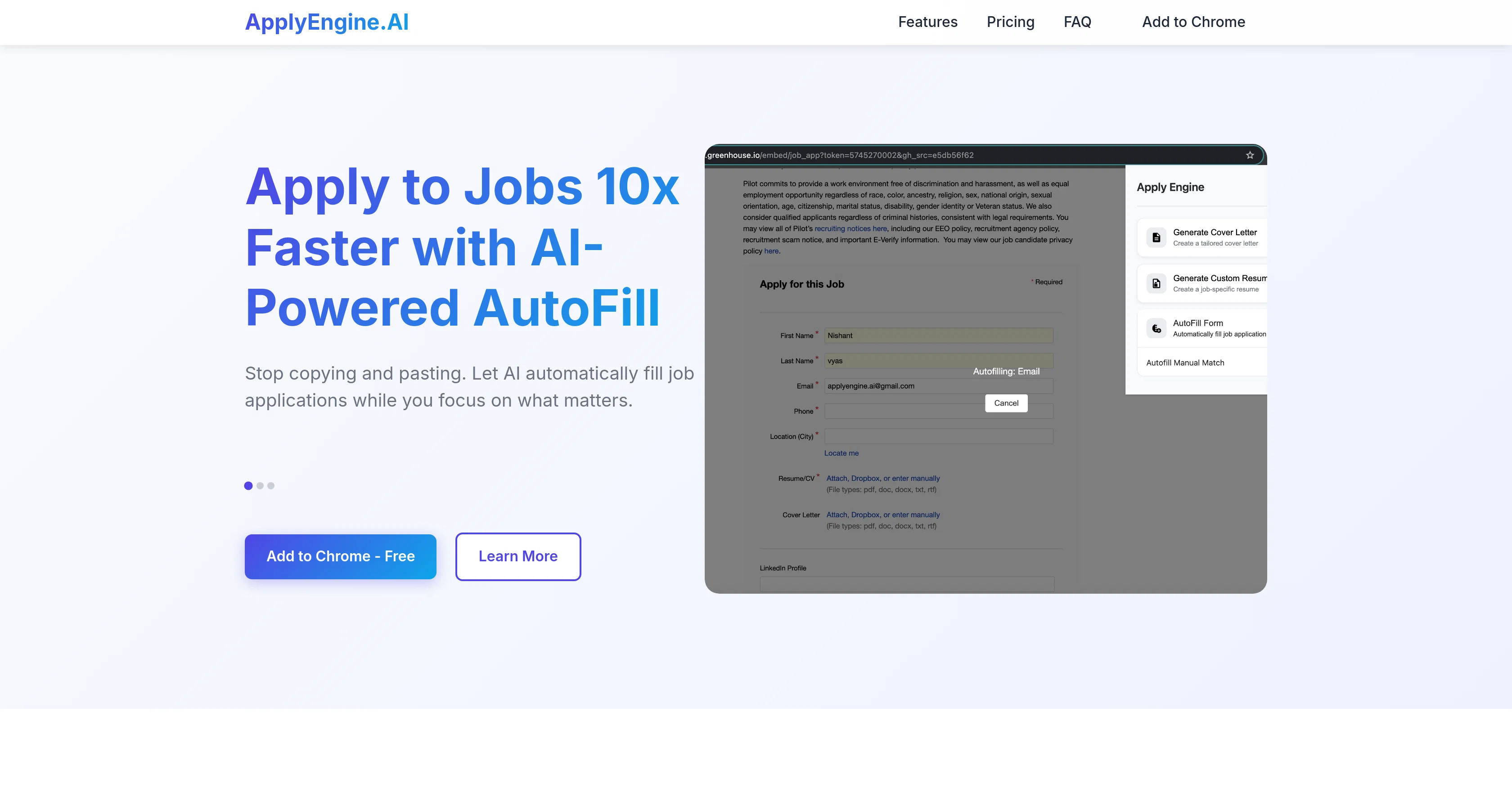 ApplyEngine.AI screenshot