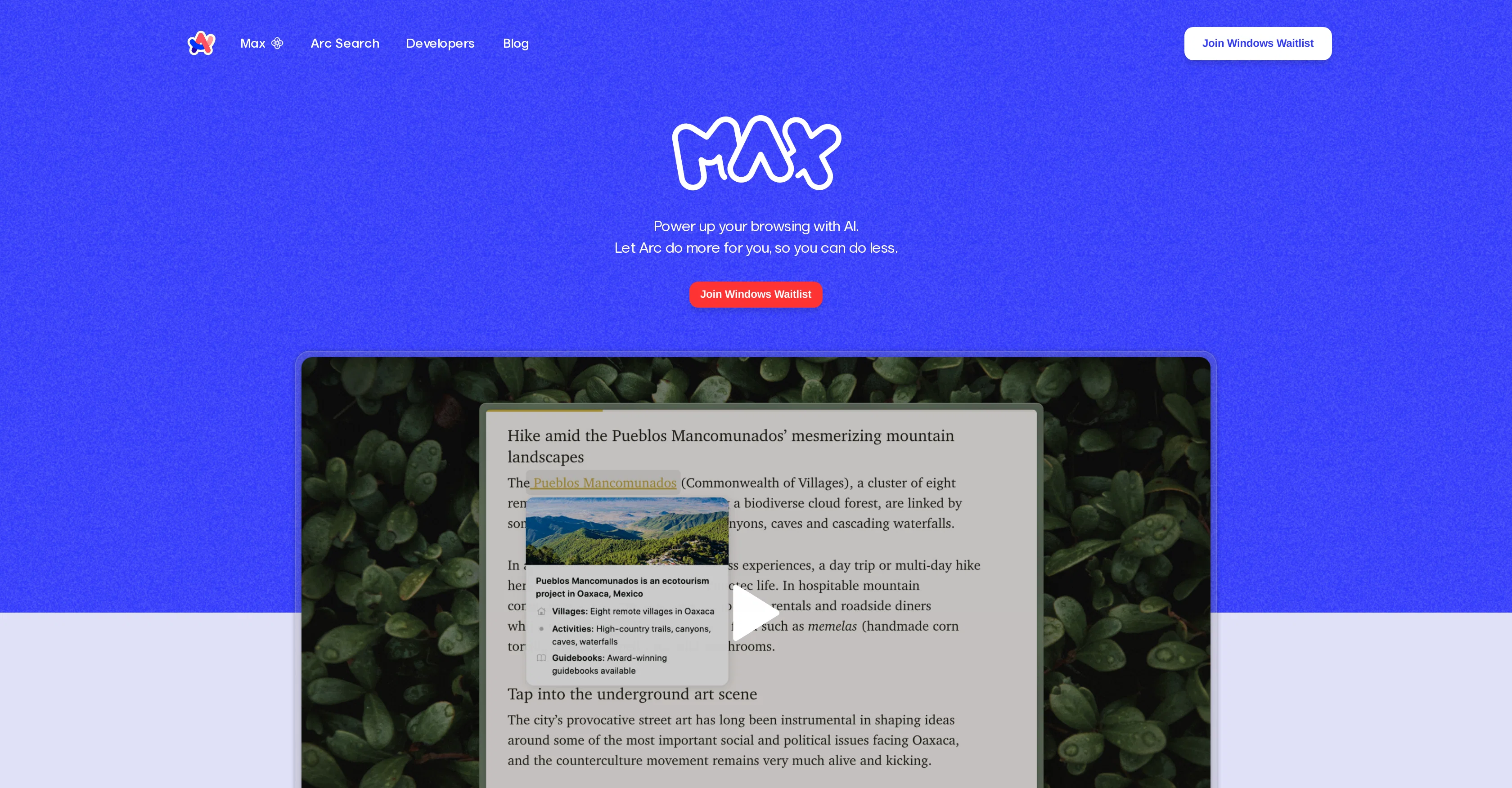 Arc Max screenshot