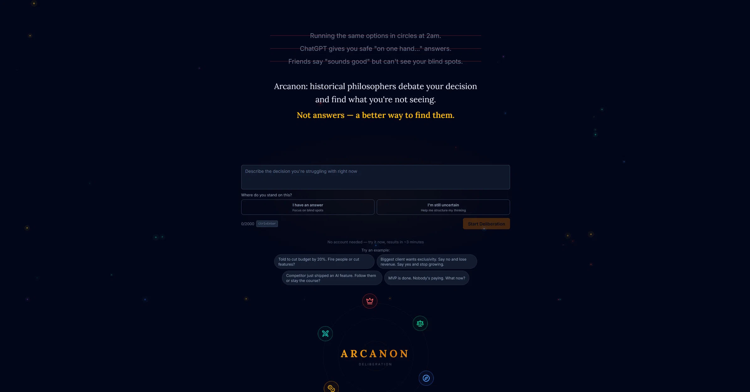 Arcanon screenshot
