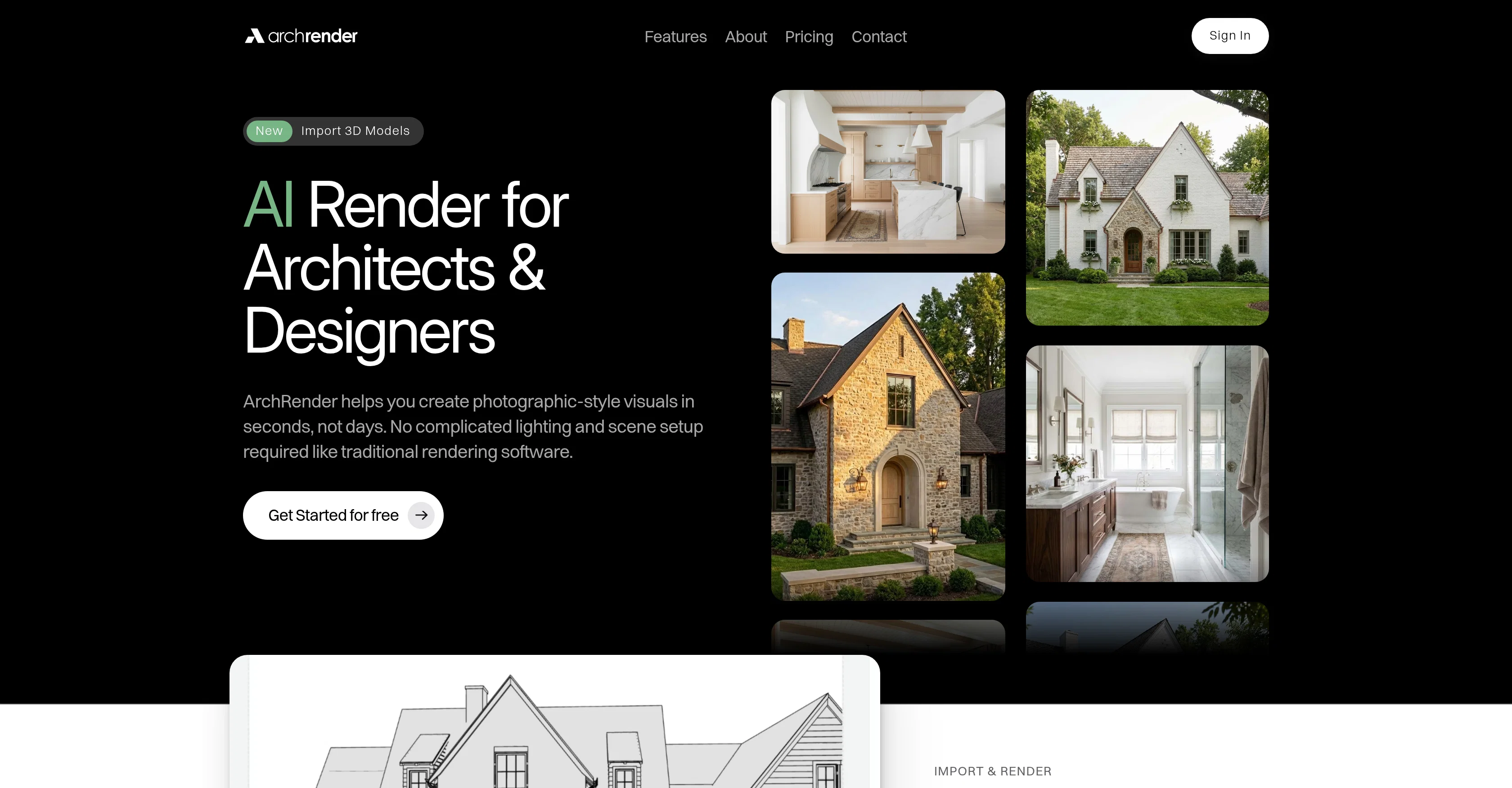 ArchRender screenshot