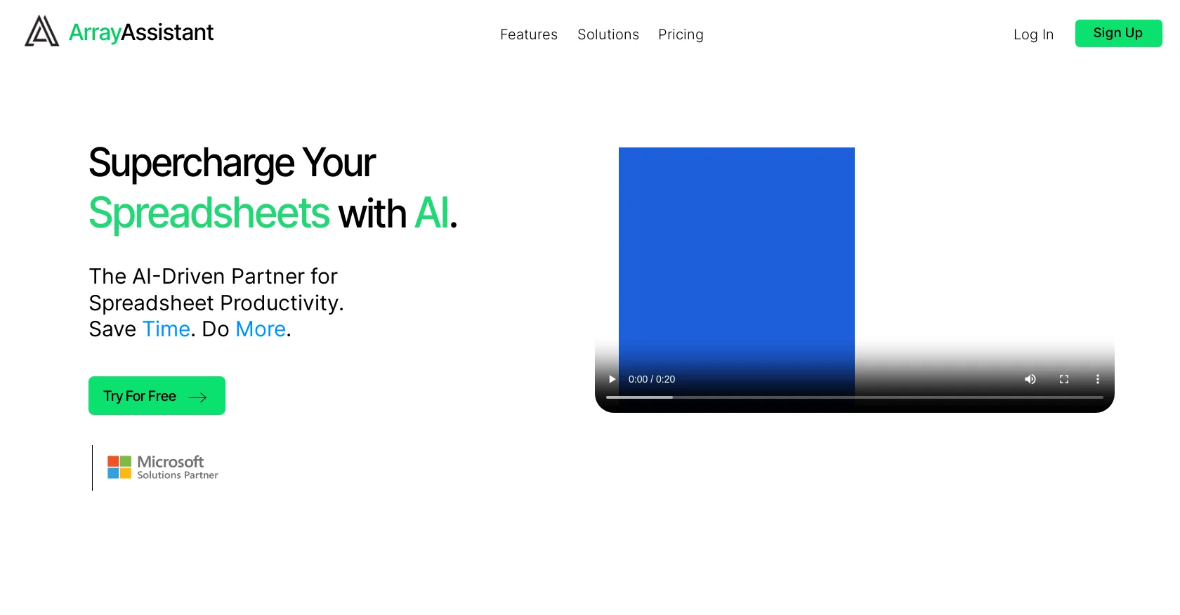Array Assistant screenshot