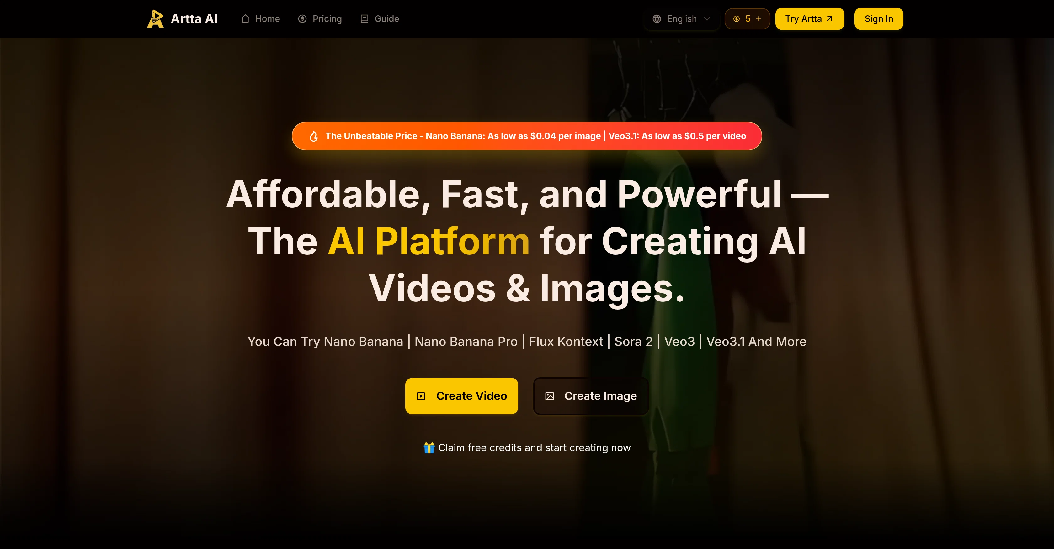 Artta AI screenshot