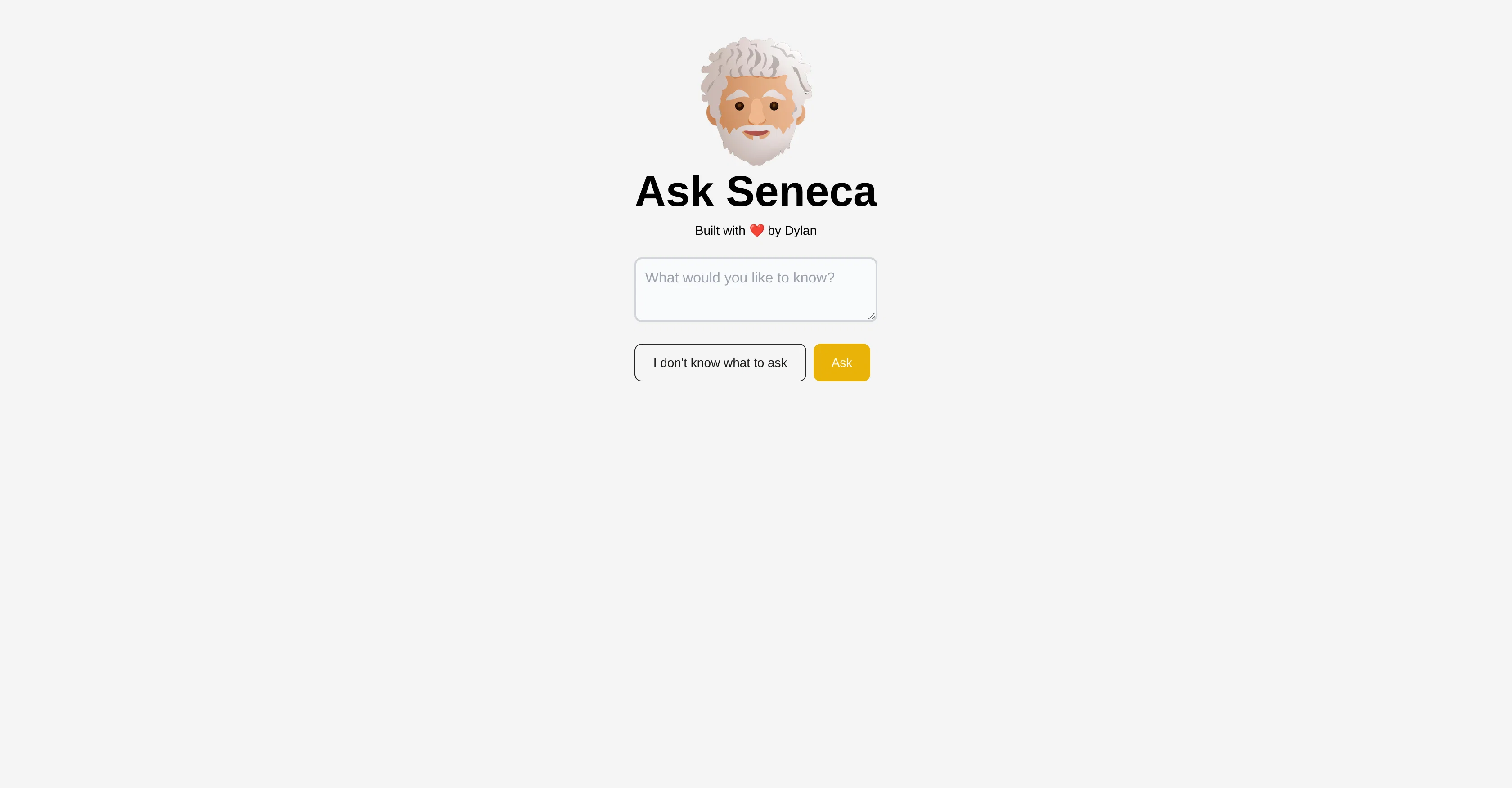 Ask Seneca screenshot