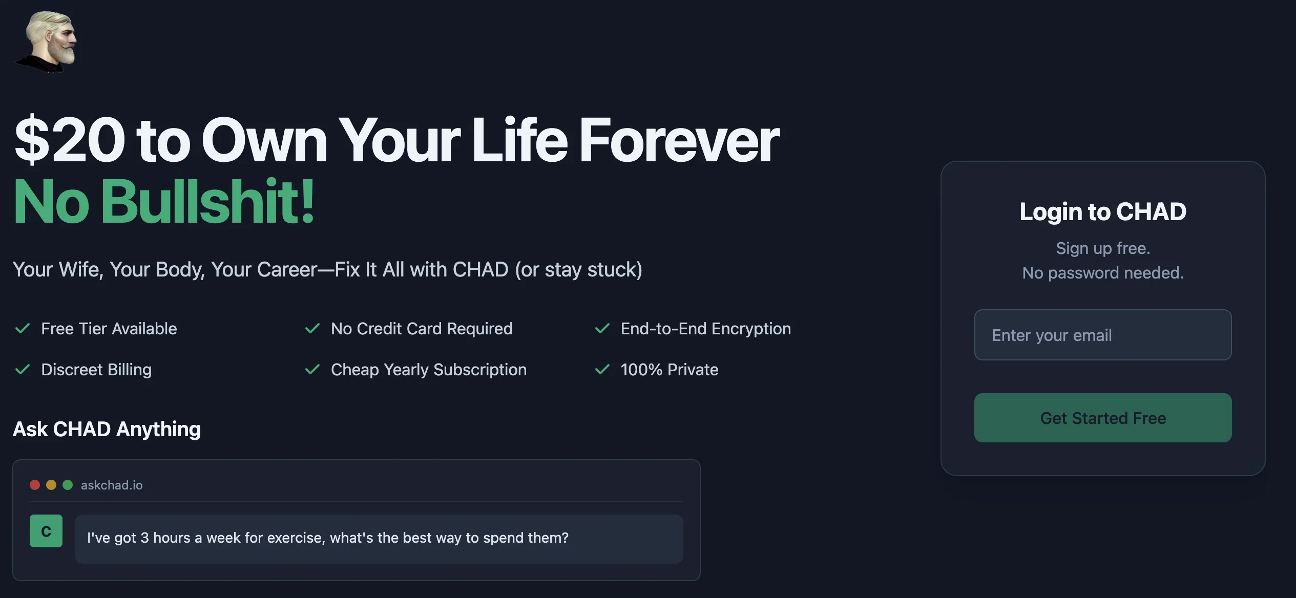 askCHAD.iov2.0 screenshot
