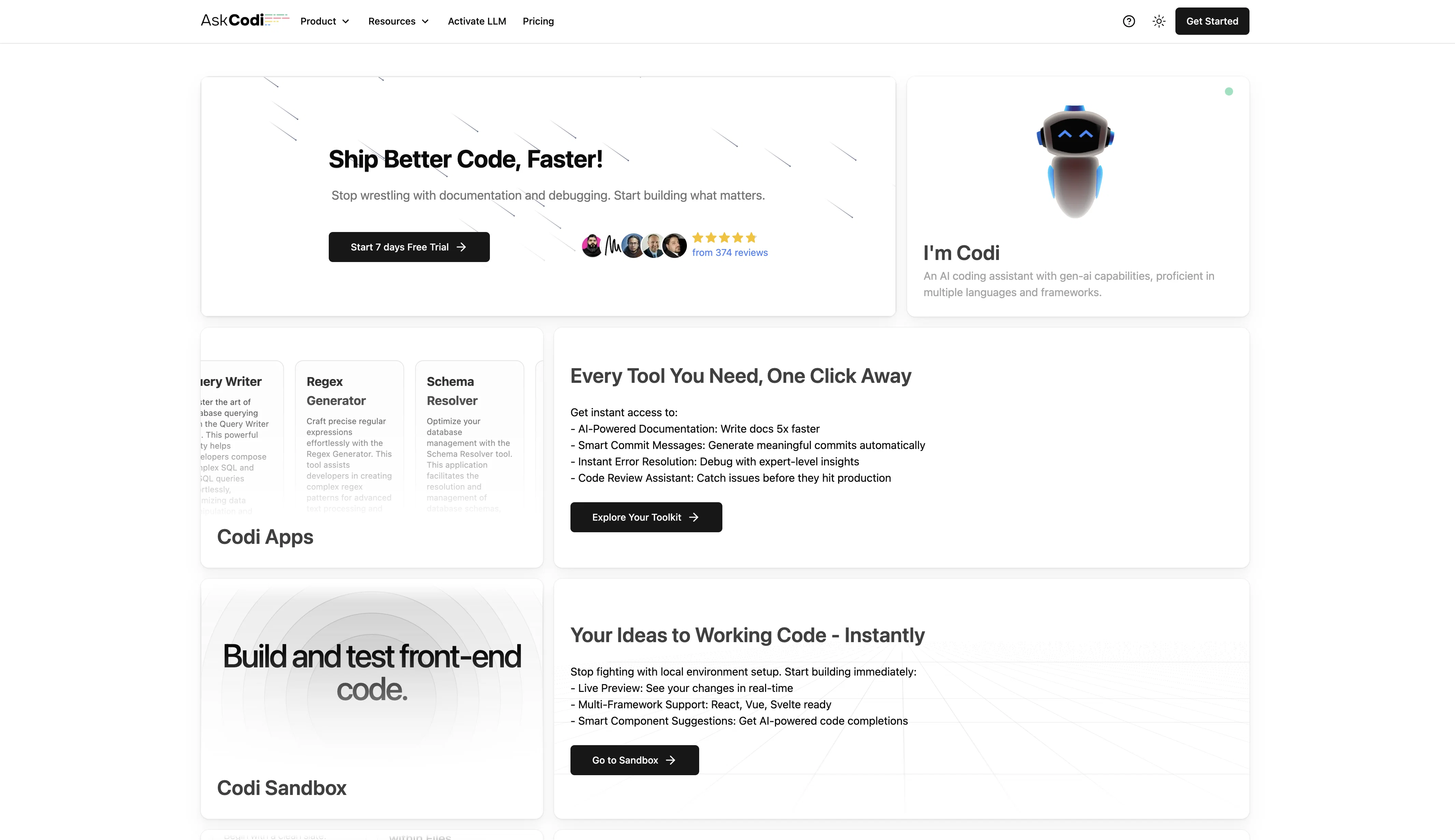 AskCodi screenshot