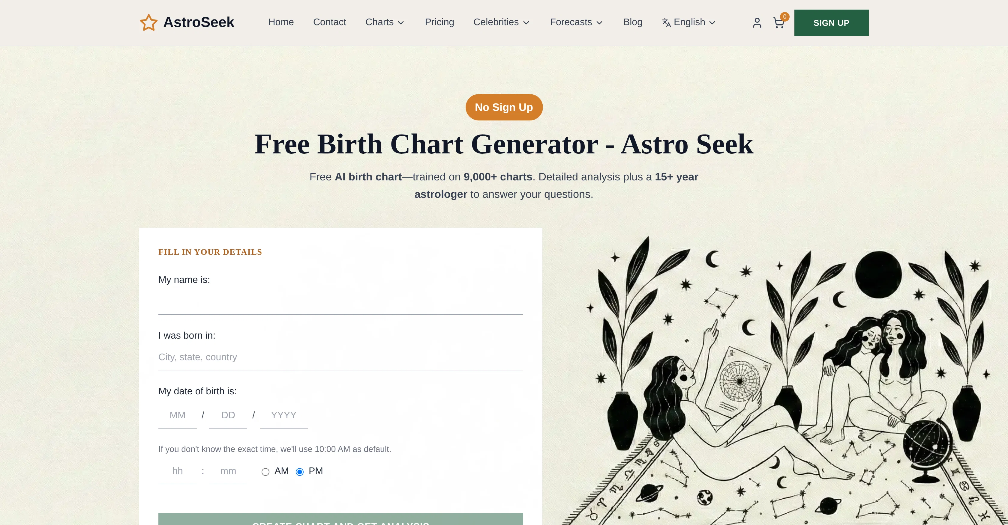 Astro Seek screenshot
