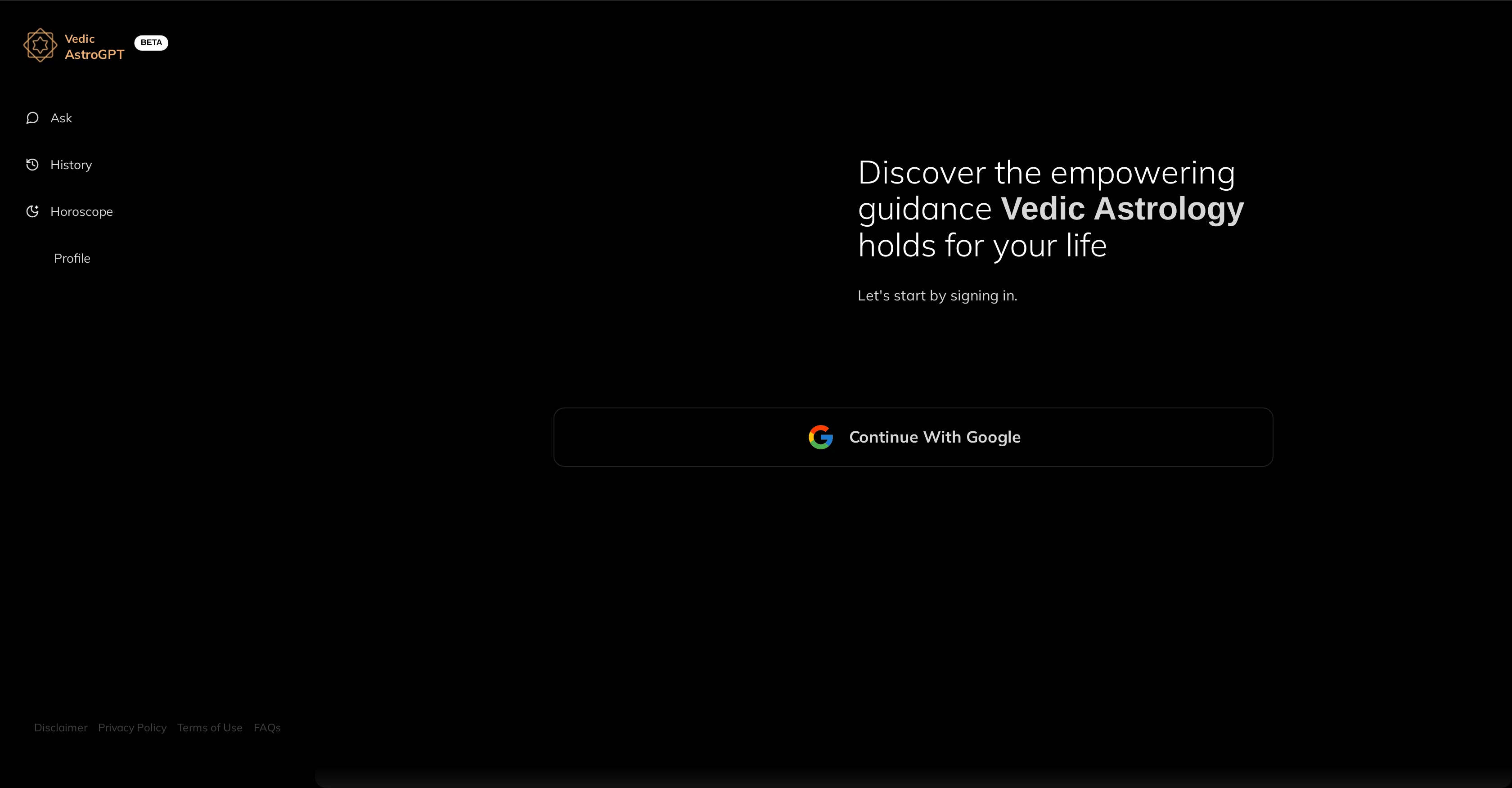 AstroGPT screenshot