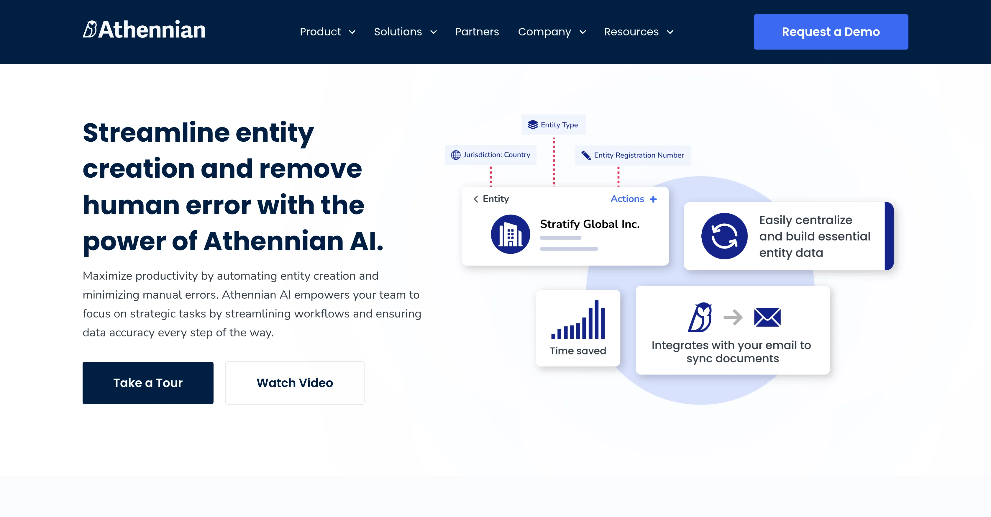 Athennian AI screenshot