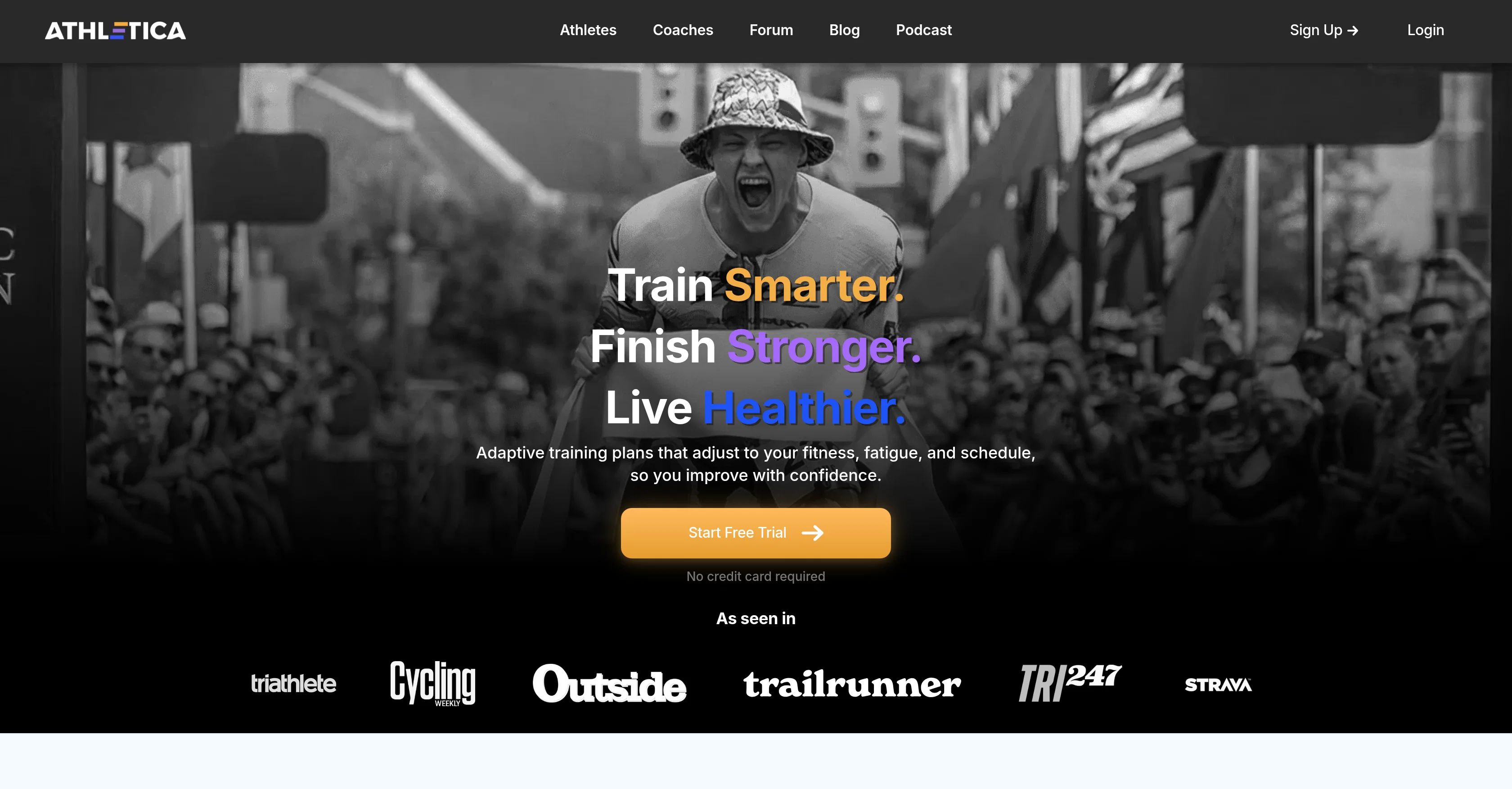Athletica.ai screenshot