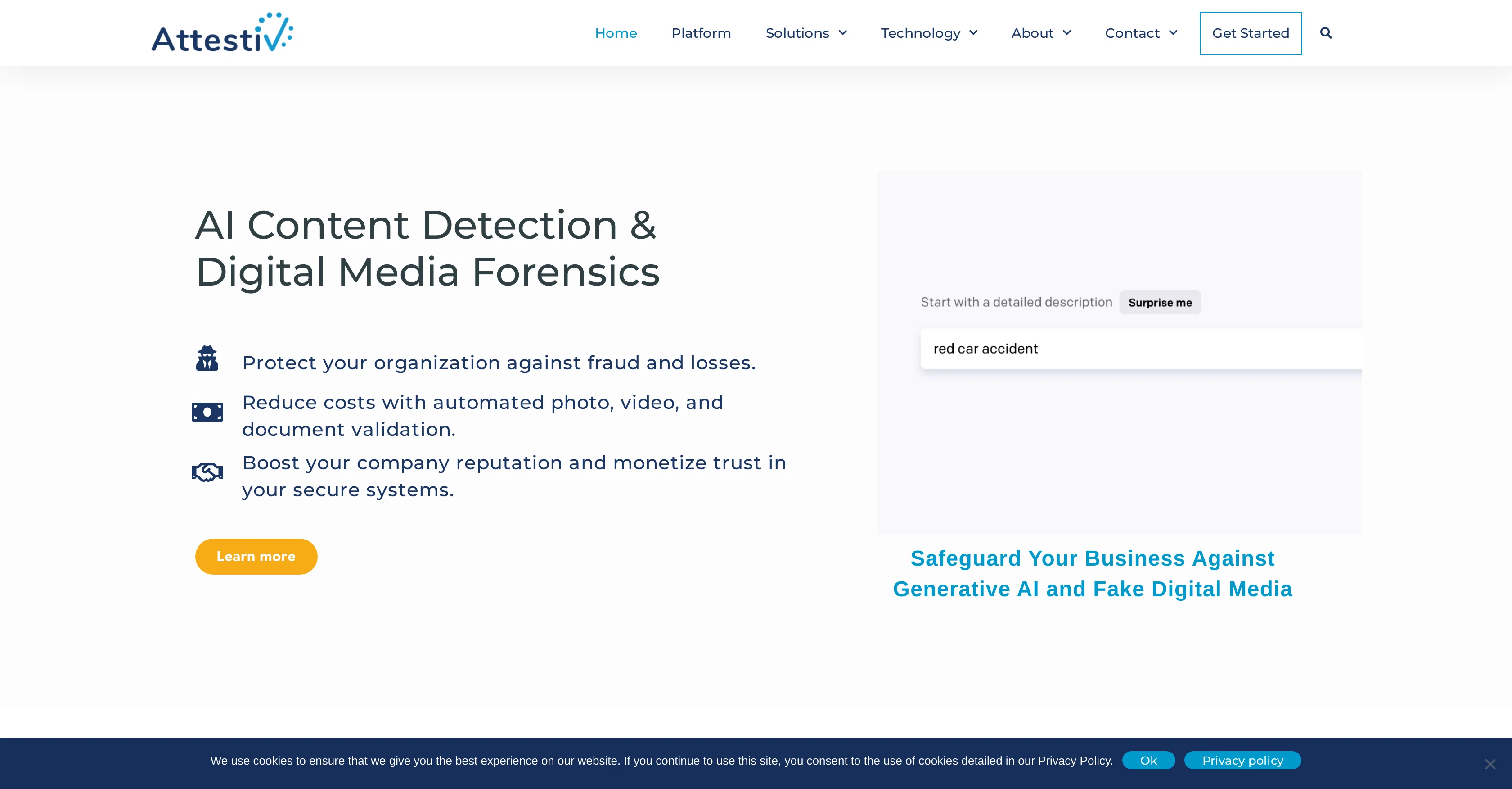 Attestiv screenshot
