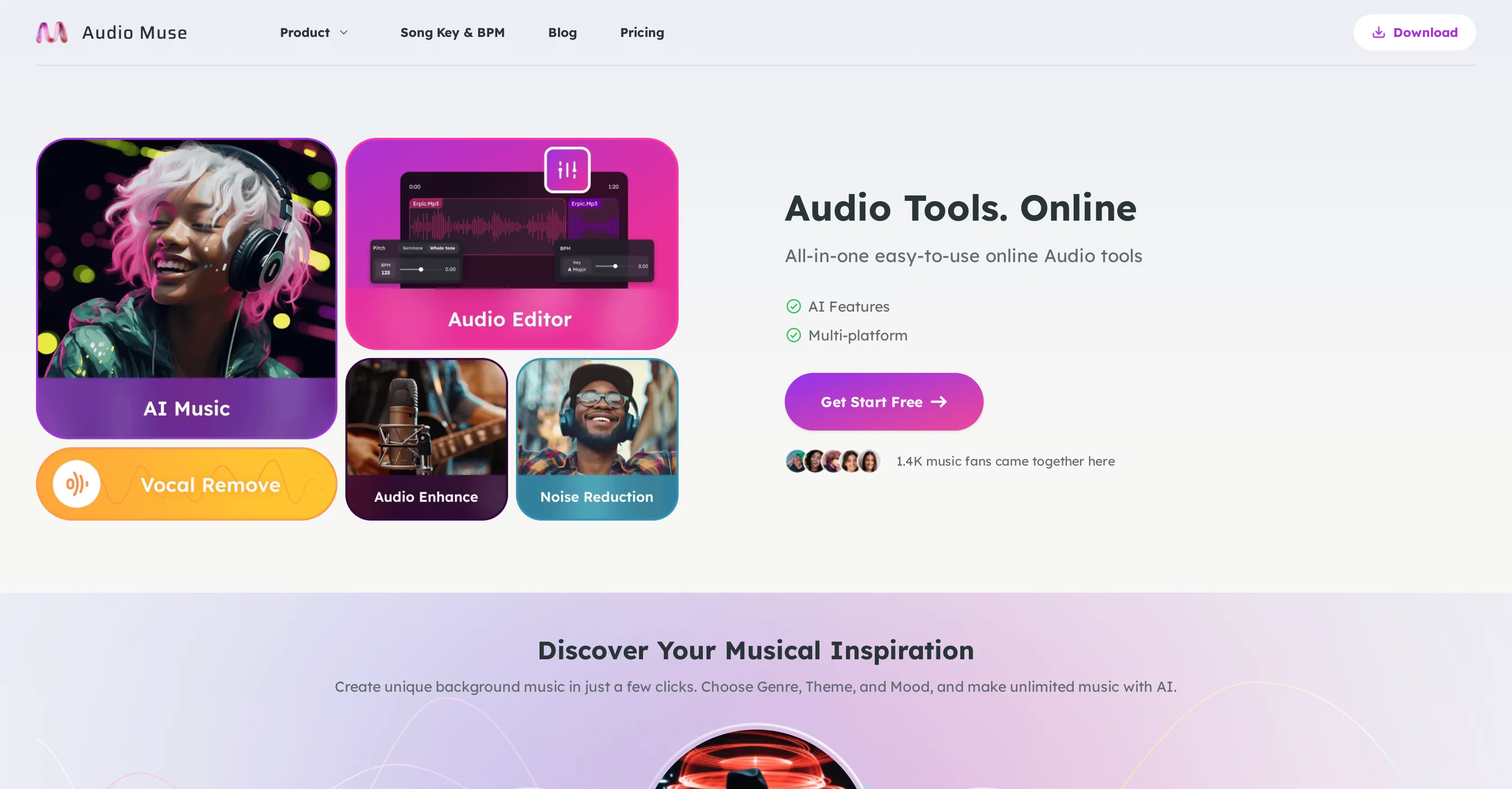 Audio Muse screenshot