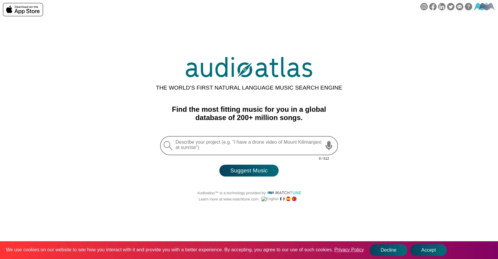 Audioatlas screenshot
